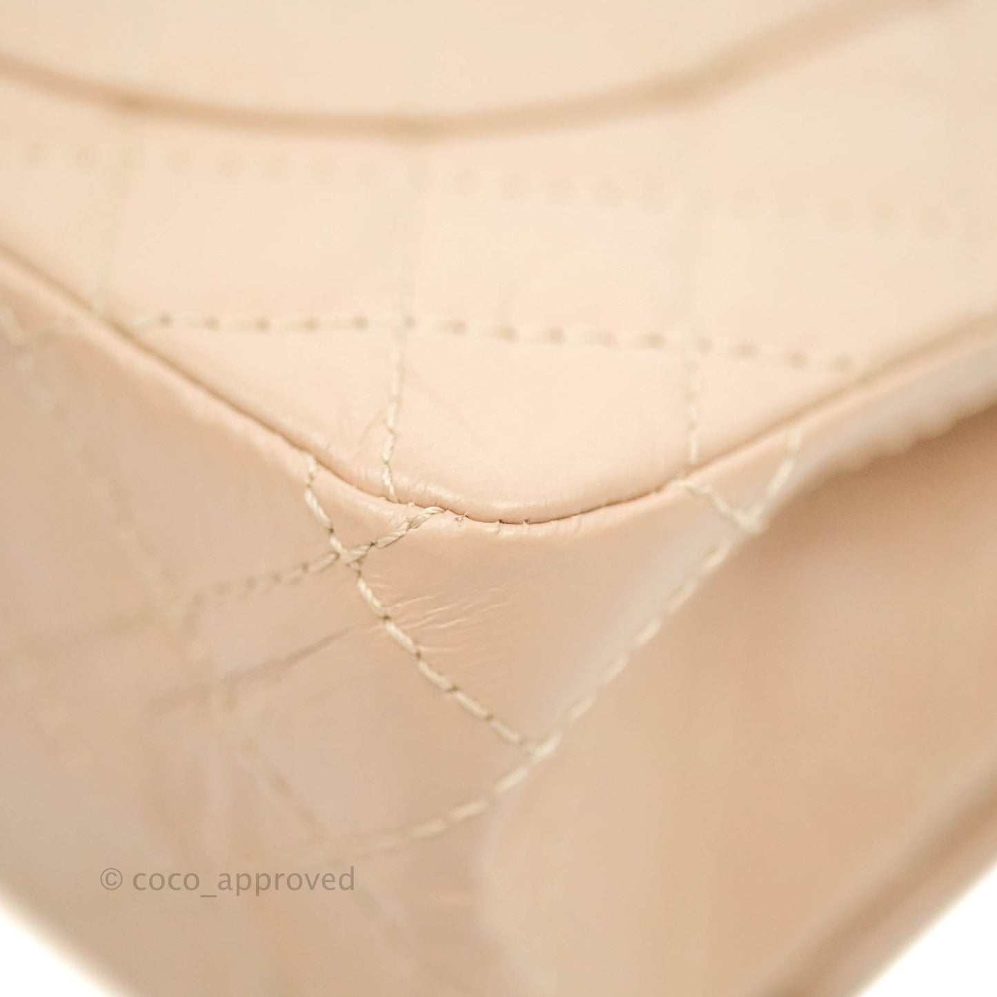 Chanel Reissue Quilted Aged Calfskin Beige Gold Hardware 226