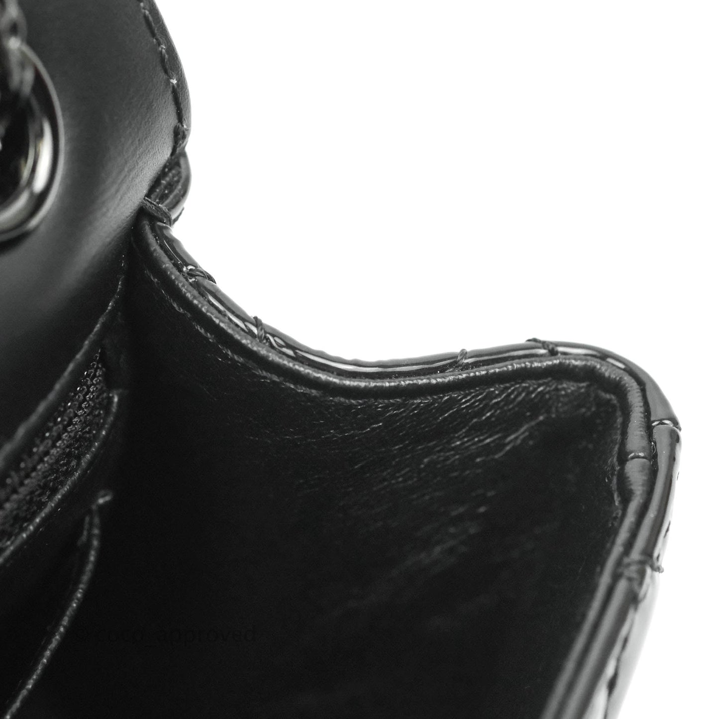 Chanel Quilted Mini Reissue 224 So Black Patent