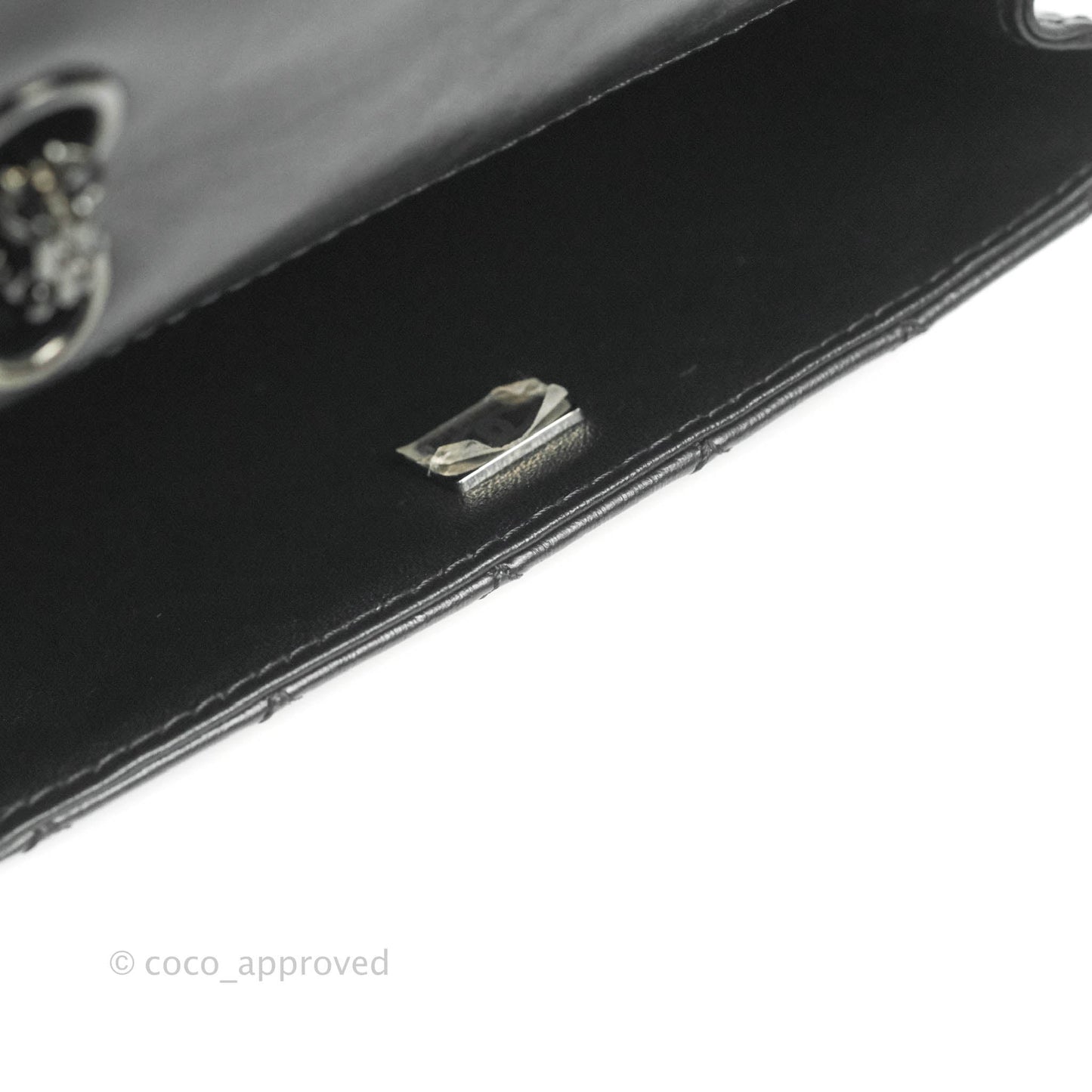 Chanel Mini Reissue 224 So Black Aged Calfskin Black Hardware