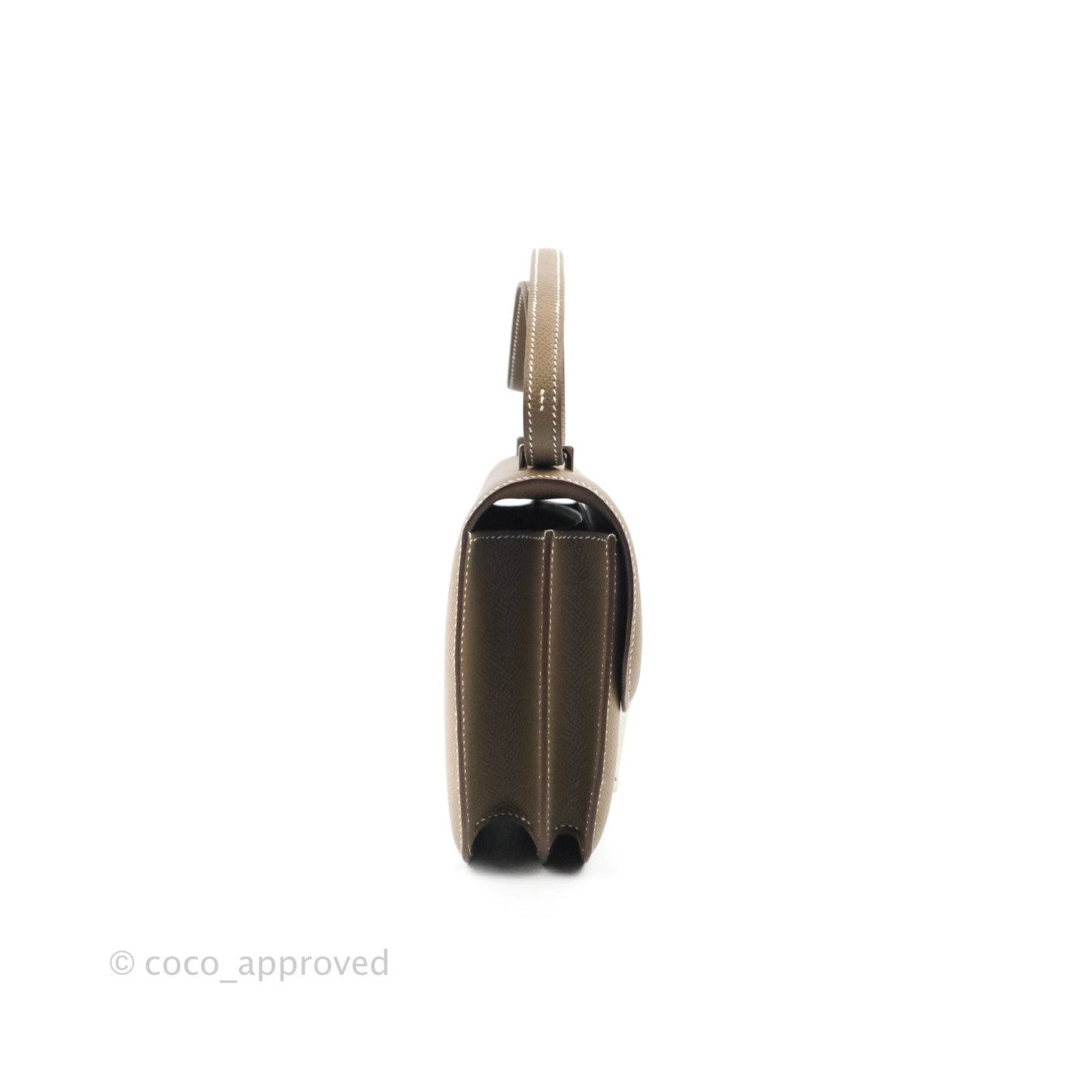 Hermès Constance Mini 18cm Etoupe Epsom Palladium Hardware