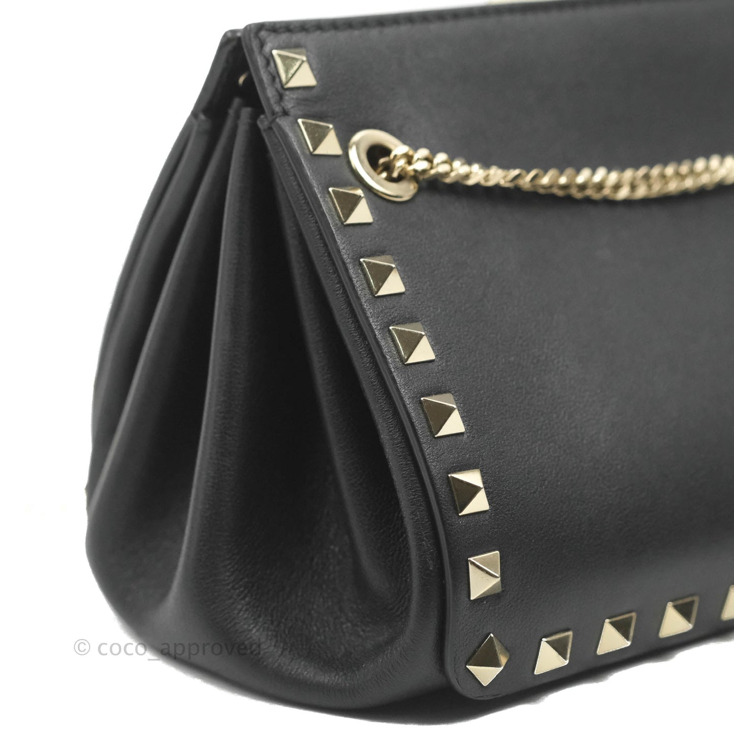 Valentino Garavani Mini Rockstud Shoulder Bag Black