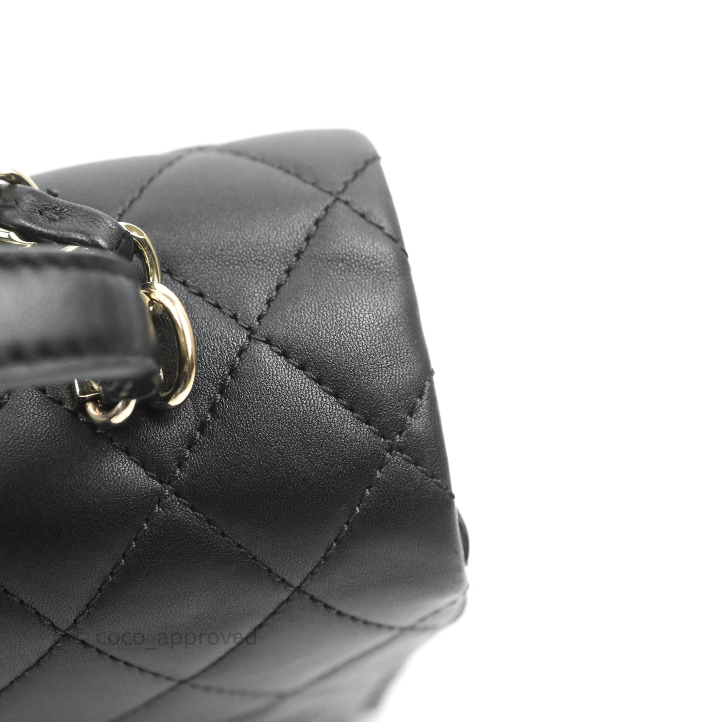 Chanel Quilted Small Citizen Chic Flap Black Lambskin Gold Hardware