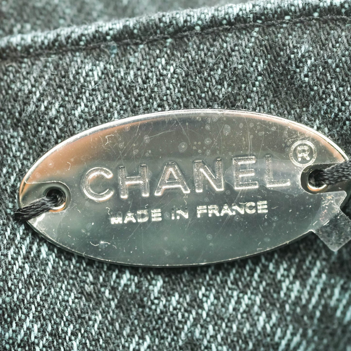 Chanel Denimpression Quilted Small Flap Green Black