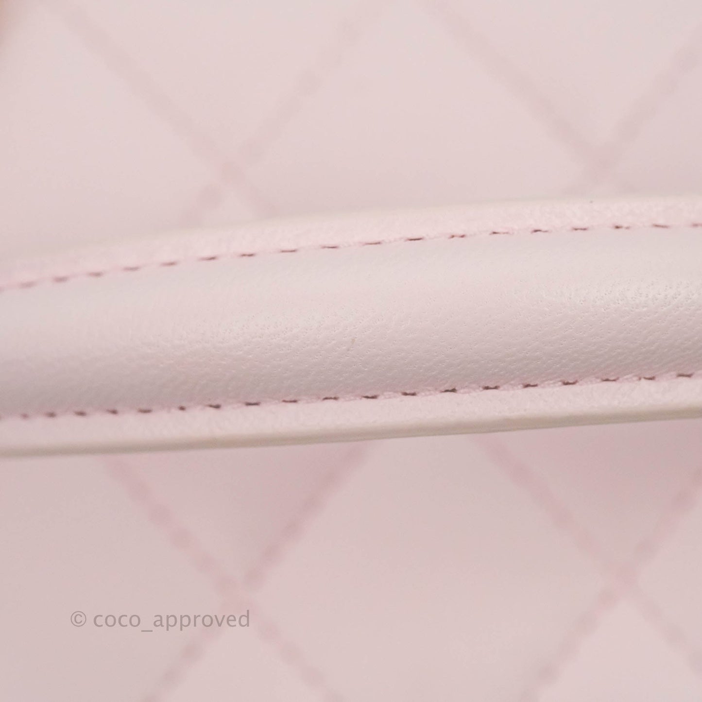 Chanel Top Handle Vanity with Chain Light Pink Lambskin Gold Hardware