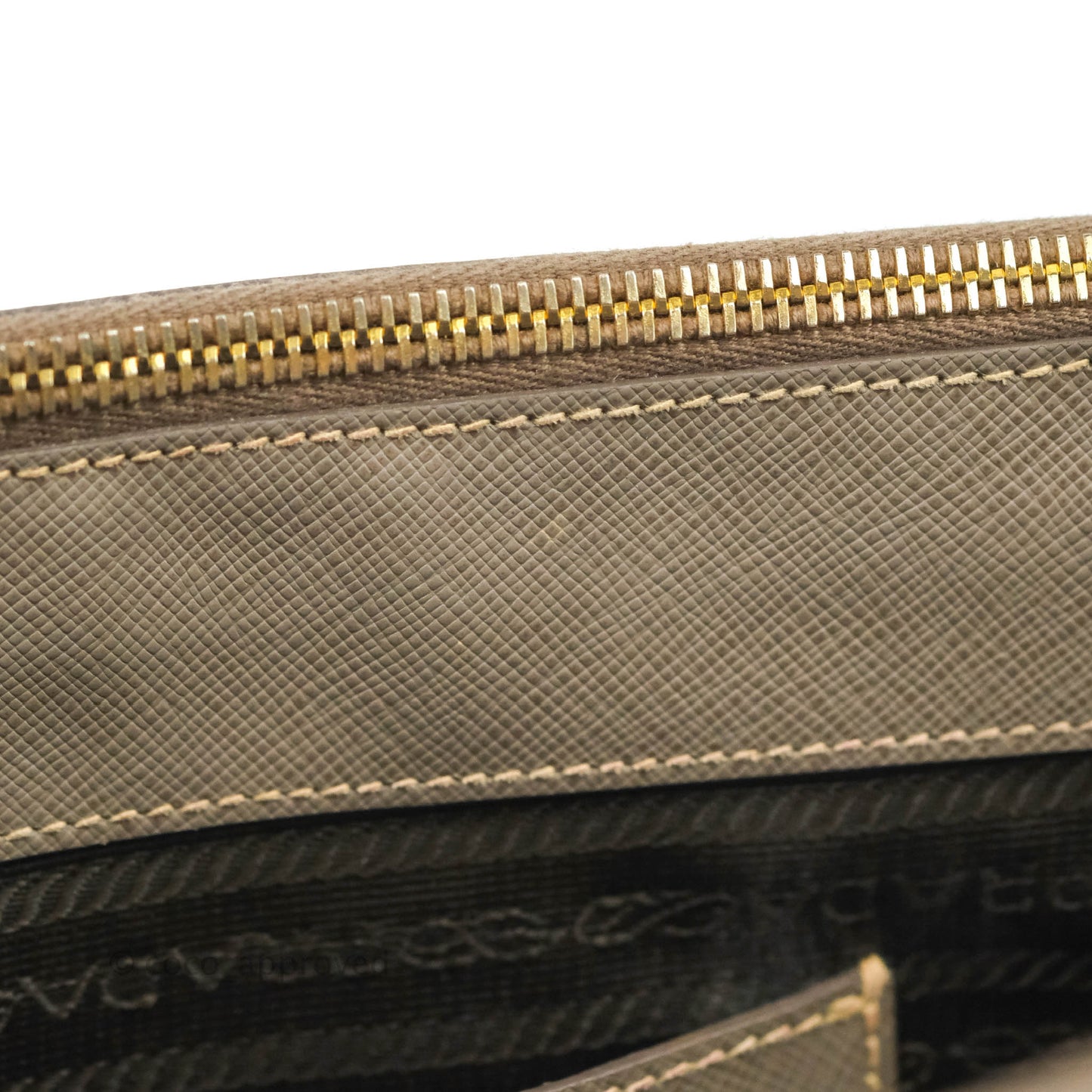 Prada Small Saffiano Lux Galleria Bag Argilla