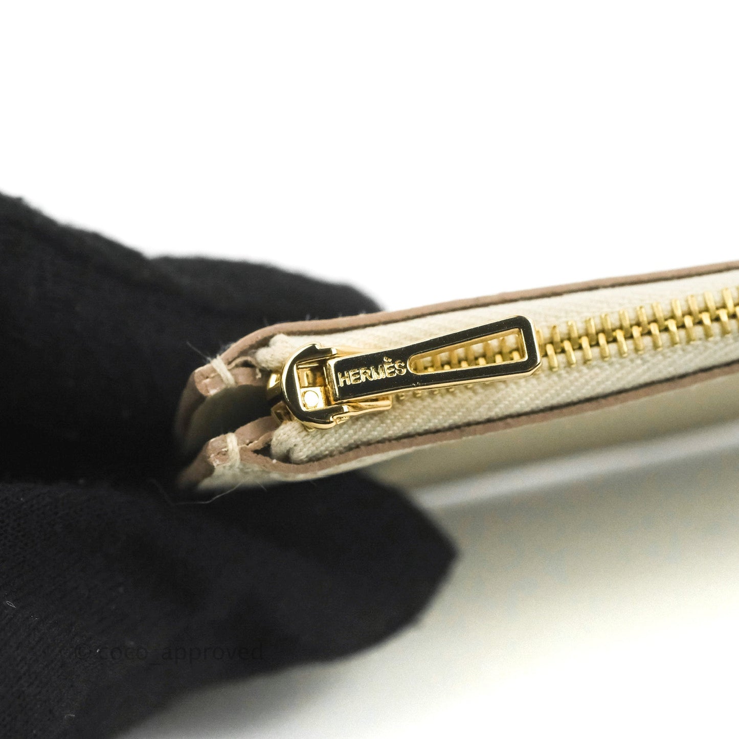 Hermès Constance Slim Wallet Beton Evercolor Gold Hardware
