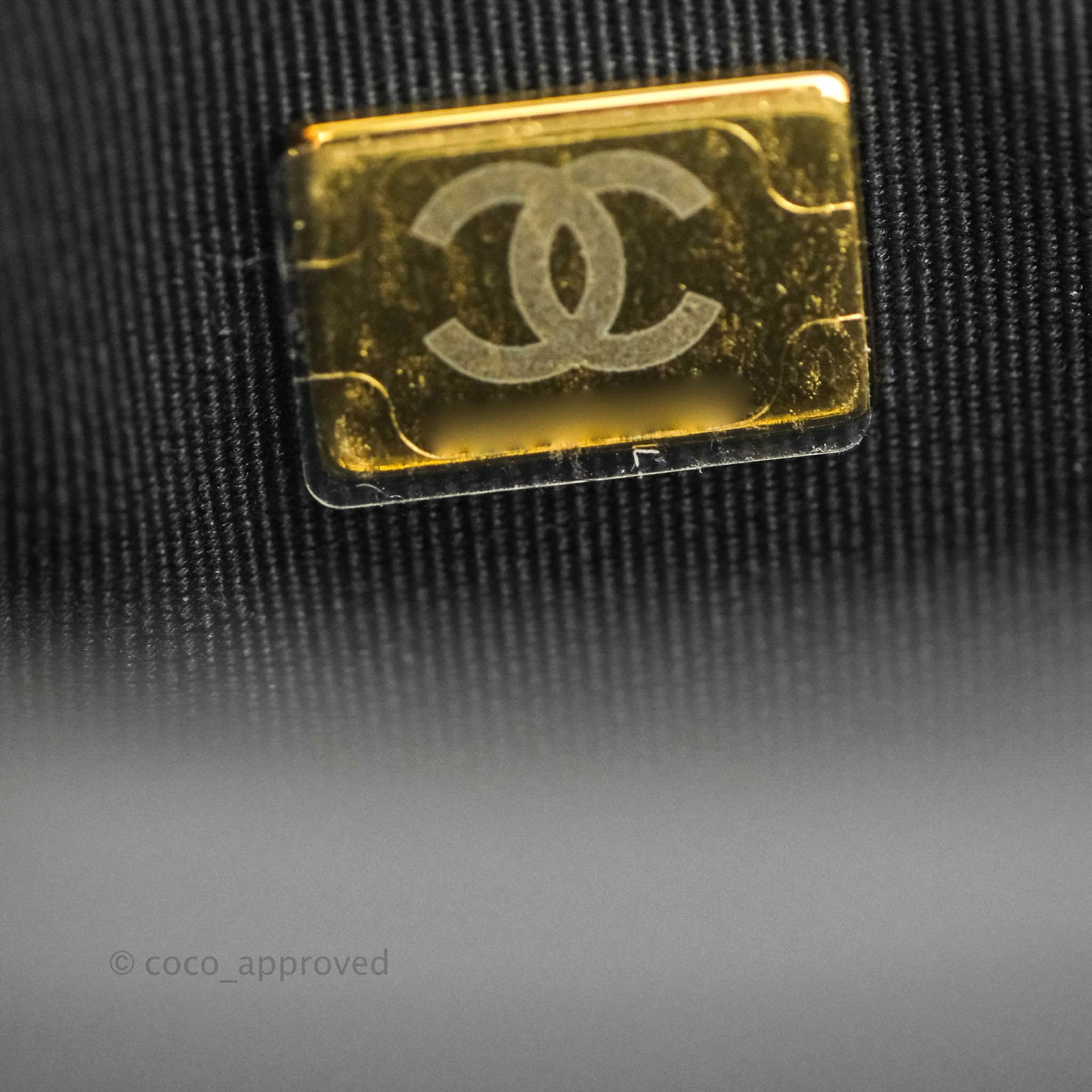 Chanel Small Flap Bag Black Lambskin Gold and Lacquered Metal 22S