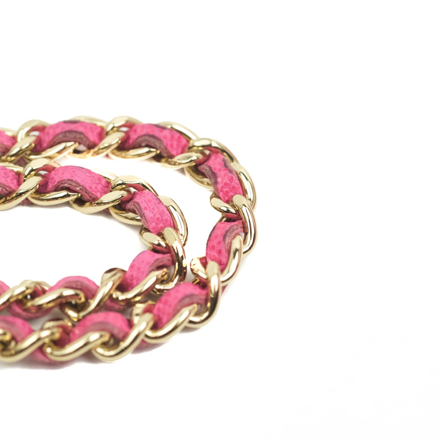 Chanel Quilted Wallet on Chain WOC Pink Caviar Gold Hardware