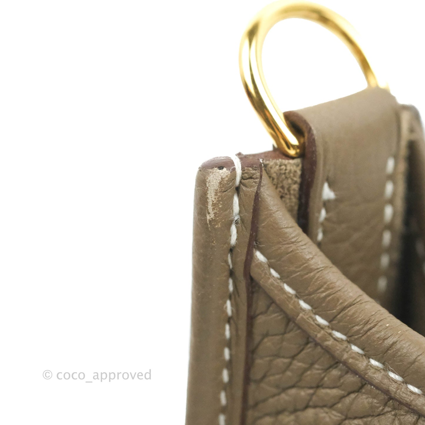 Hermès Mini Evelyne 16 Amazone Clemence Etoupe Gold Hardware