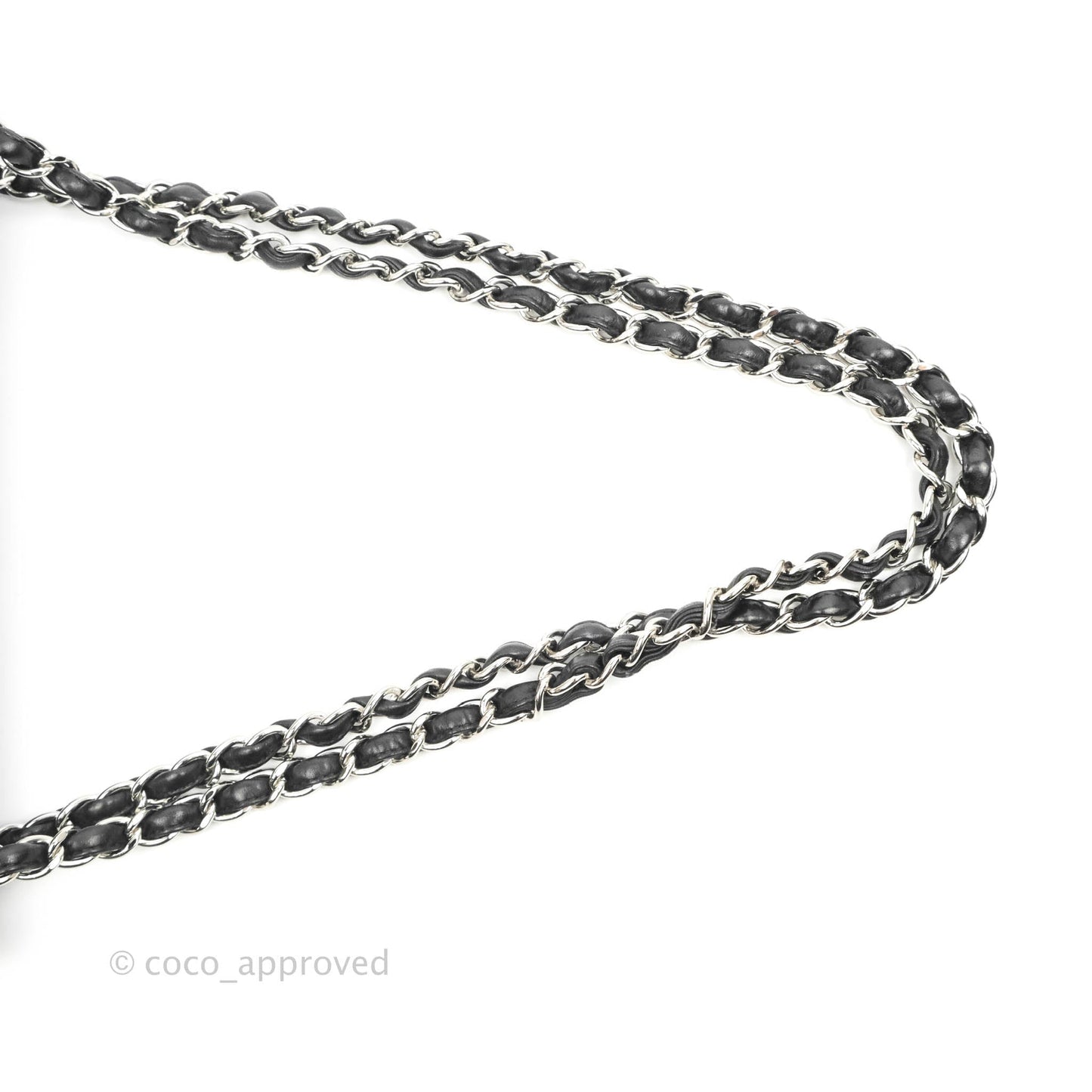 Chanel Jumbo Double Flap Black Lambskin Silver Hardware⁣⁣