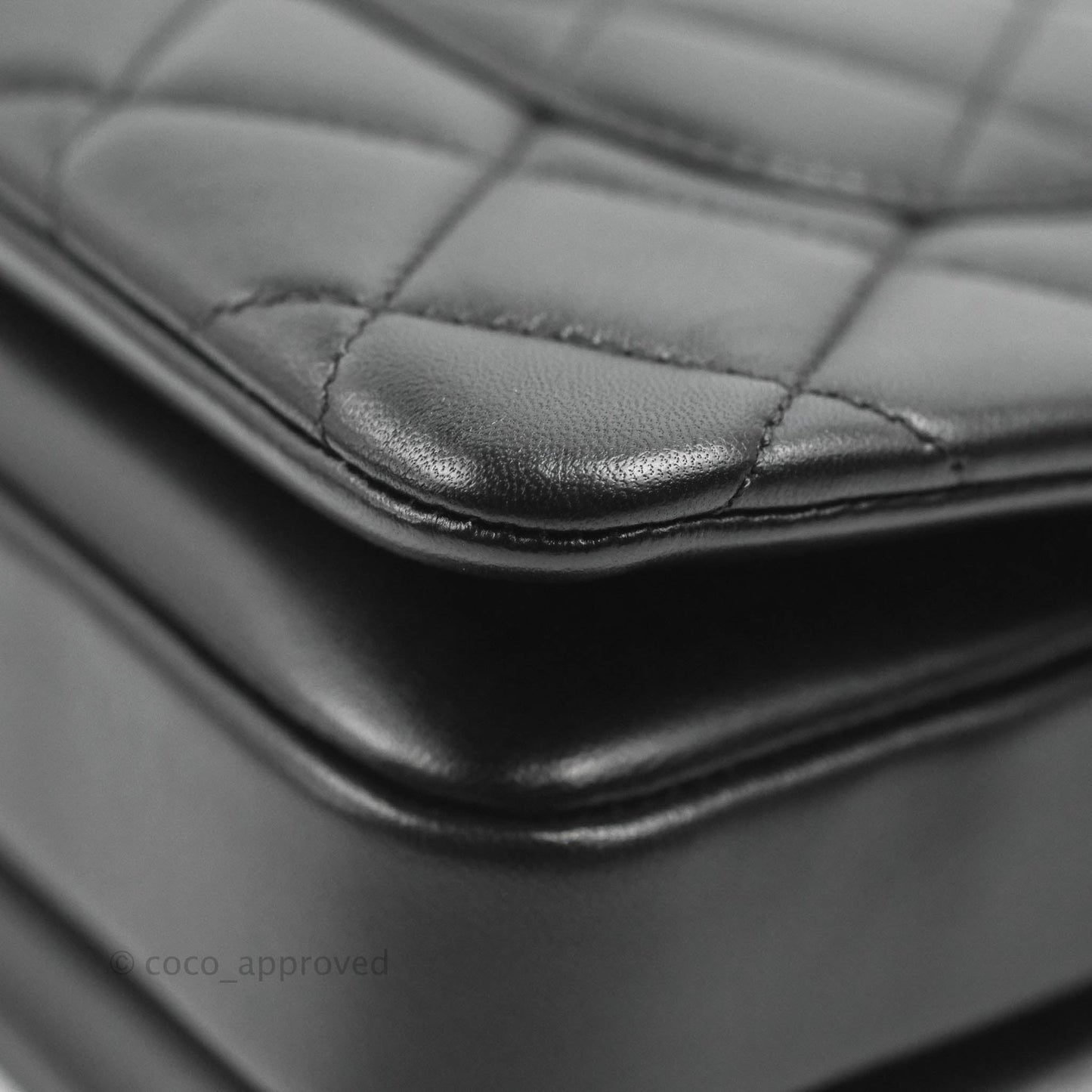 Chanel Small Trendy CC Black Lambskin Rose Gold Hardware 22C