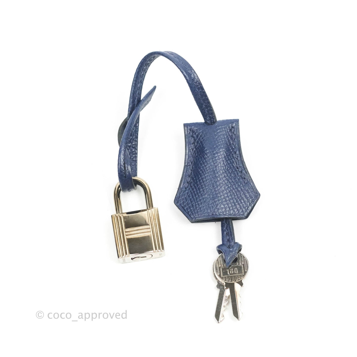 Hermès Birkin 30 Blue Sapphire Epsom Palladium Hardware