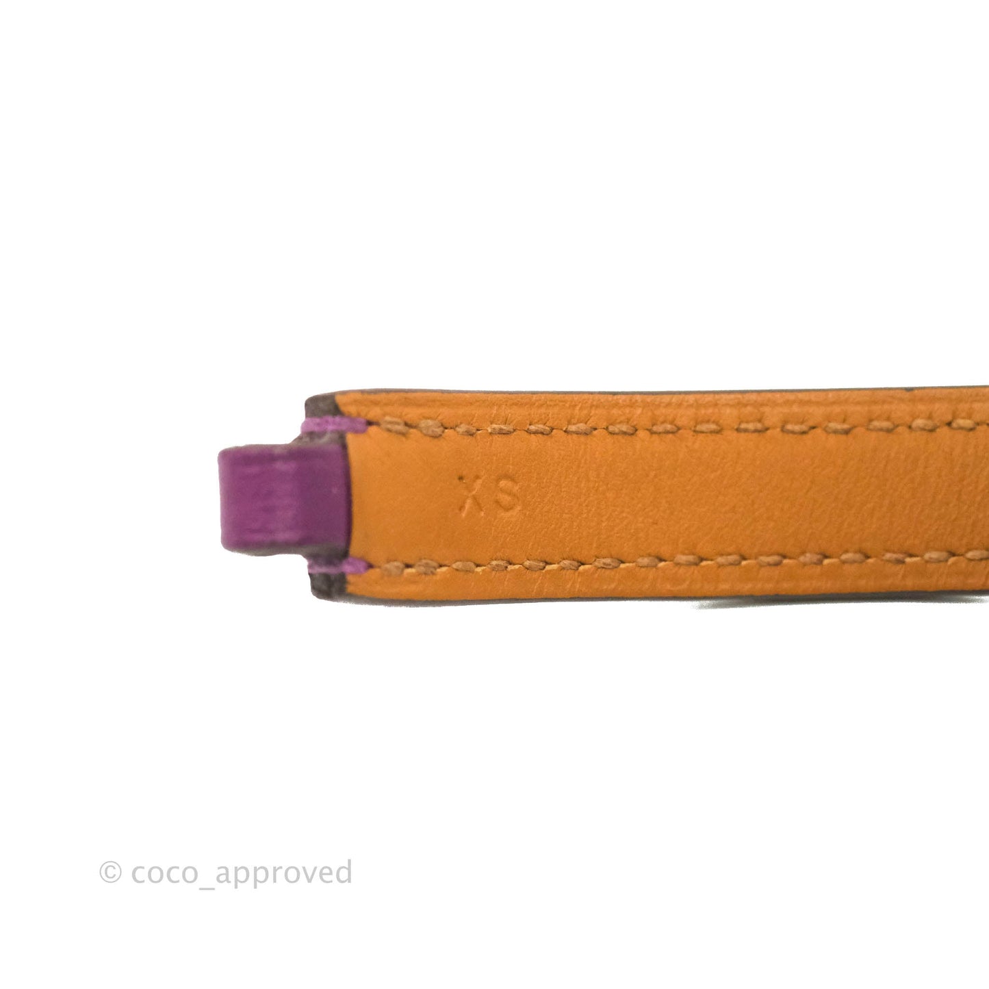 Hermès Rivale Double Tour Bracelet Purple Palladium Hardware