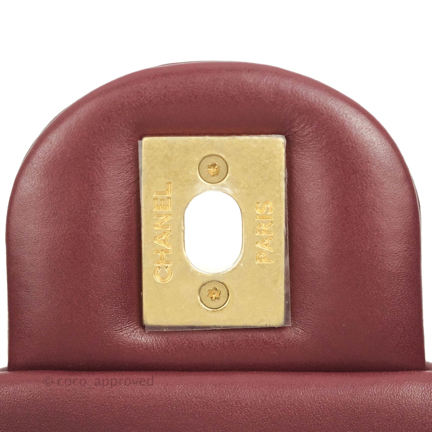 Chanel Quilted Small Crystal Pearls Flap Burgundy Calfskin Gold Hardware 20K