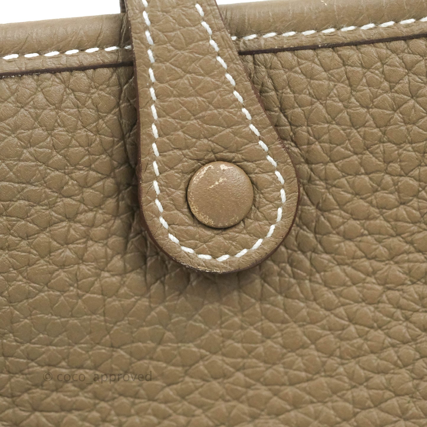 Hermès Mini Evelyne 16 Amazone Clemence Etoupe Gold Hardware