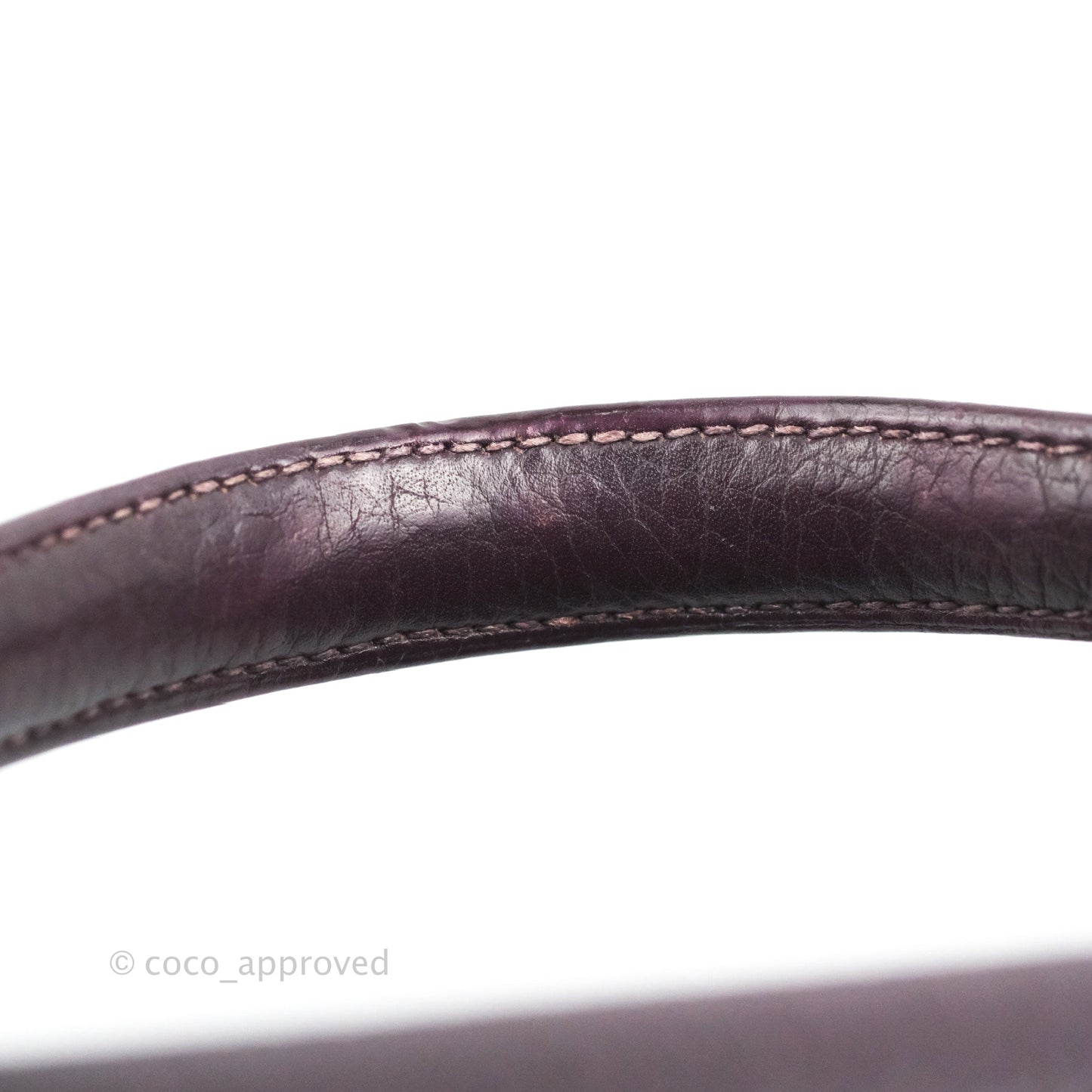 Hermès Retourne Kelly 28 Raisin TPM Palladium Hardware