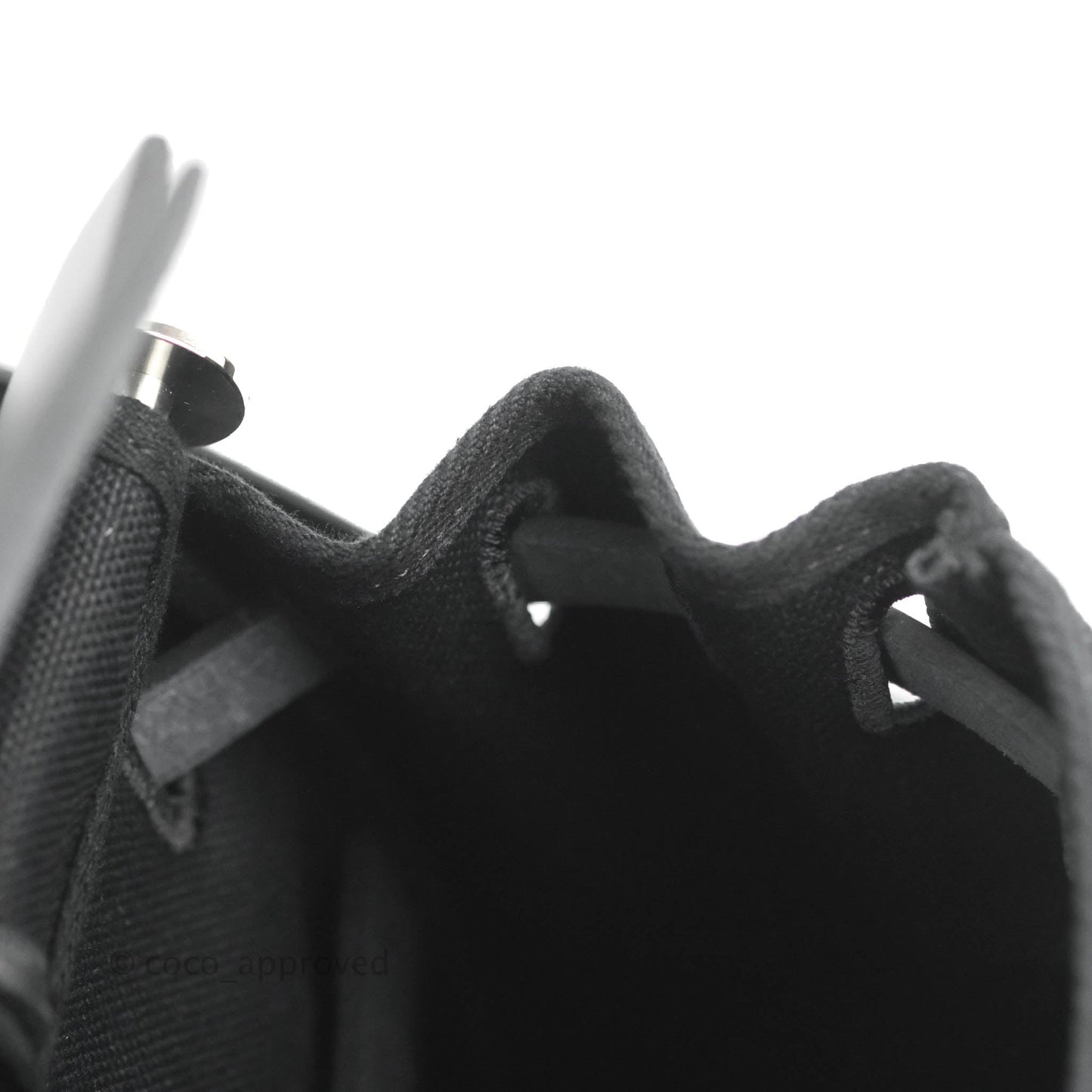 Hermès Herbag Zip 31 Black Canvas Palladium Hardware