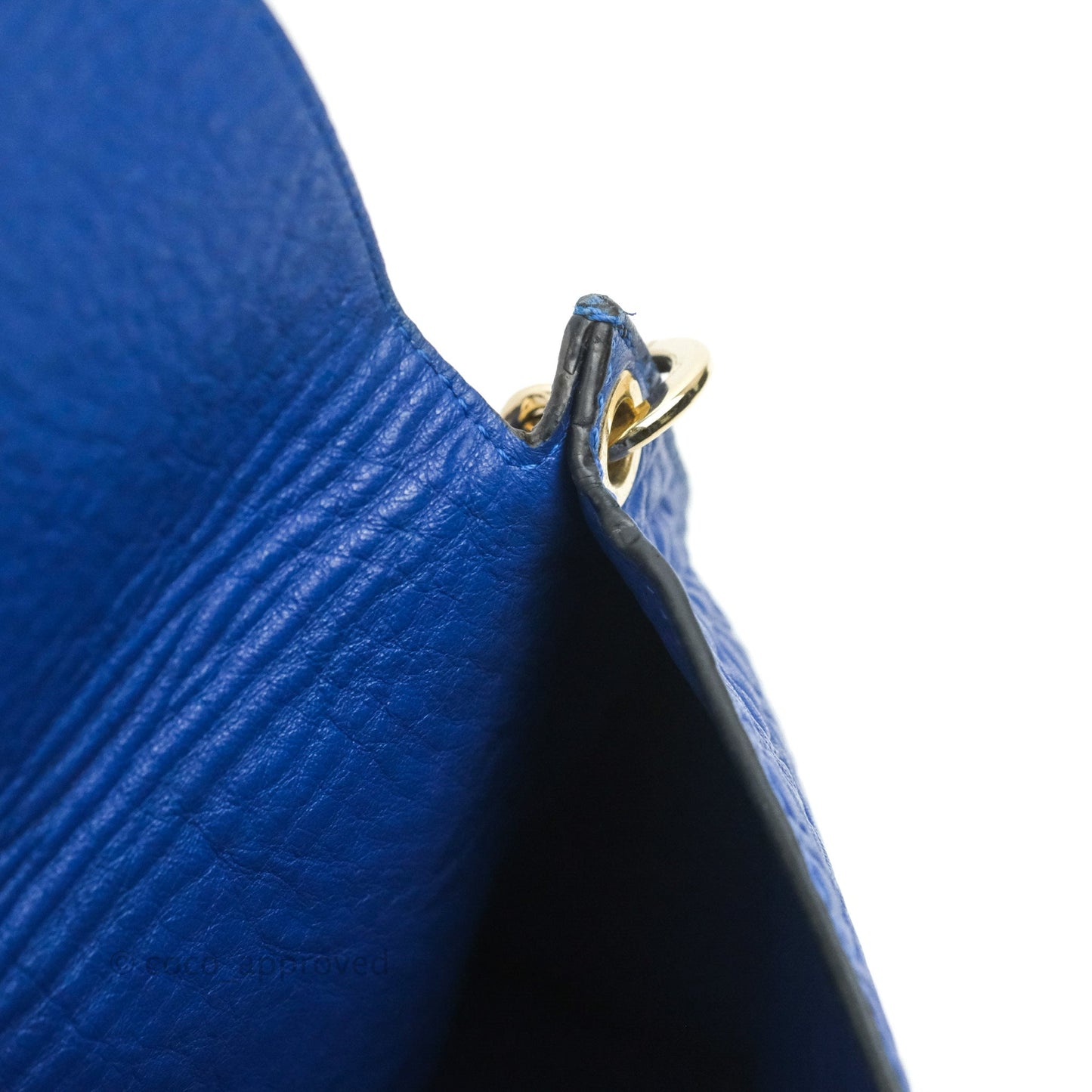 Loewe Avenue Chain Bag Anagram Blue