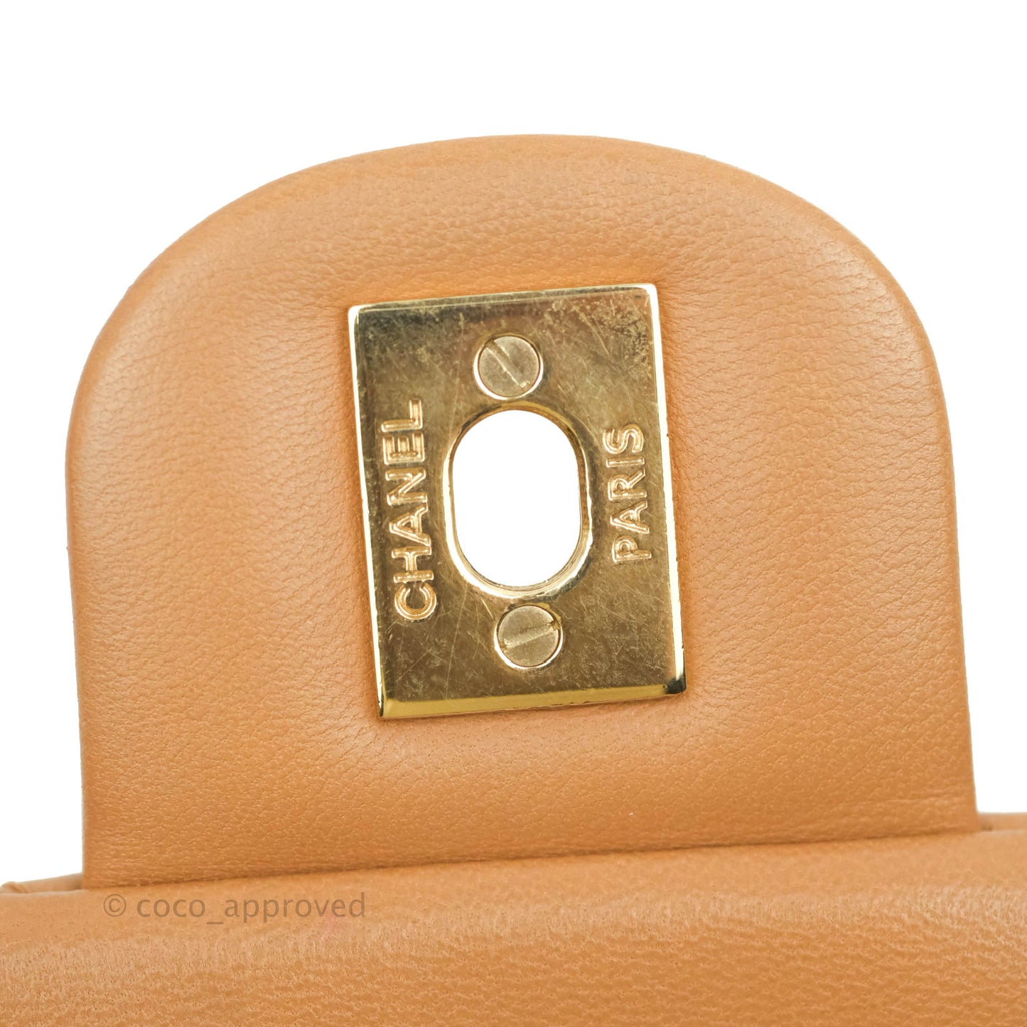 Chanel Quilted Small Urban Spirit Backpack Caramel Dark Beige Calfskin Gold Hardware