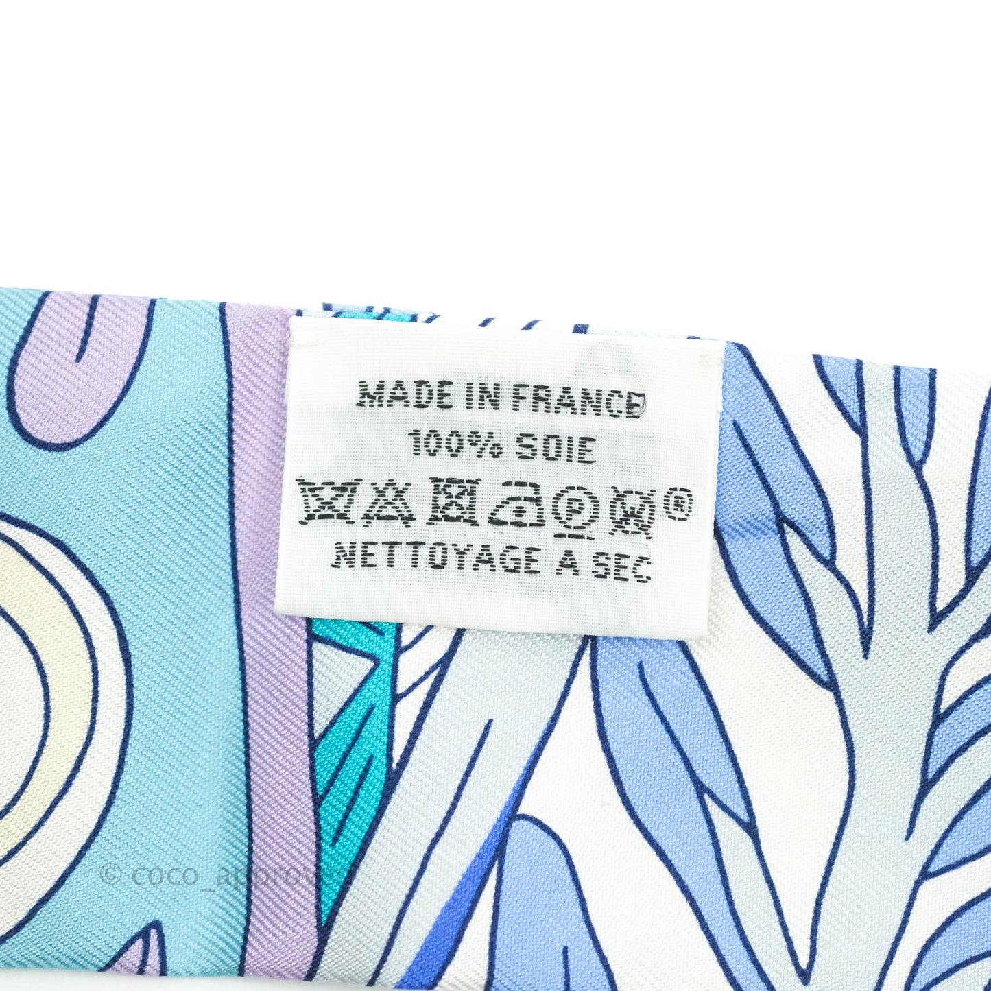 Hermès "Le Jardin de la Maharani" Silk Twilly