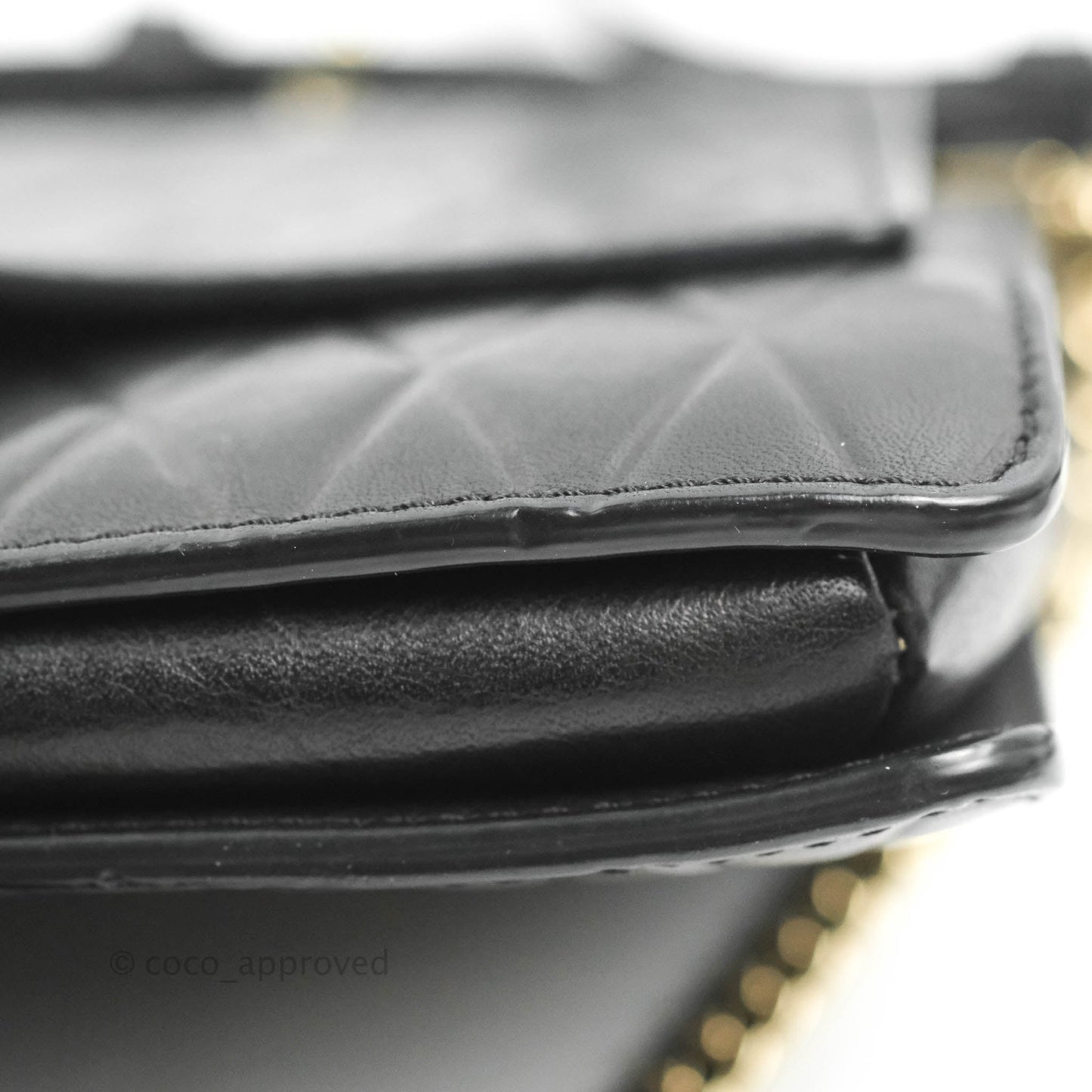 Chloe Small Faye Shoulder Bag Quilted Black Calfskin