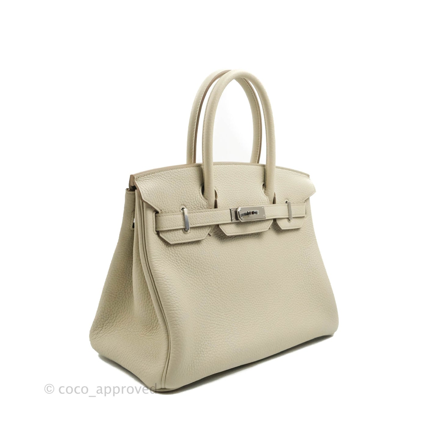 Hermès Birkin 30 Beton Clemence Palladium Hardware
