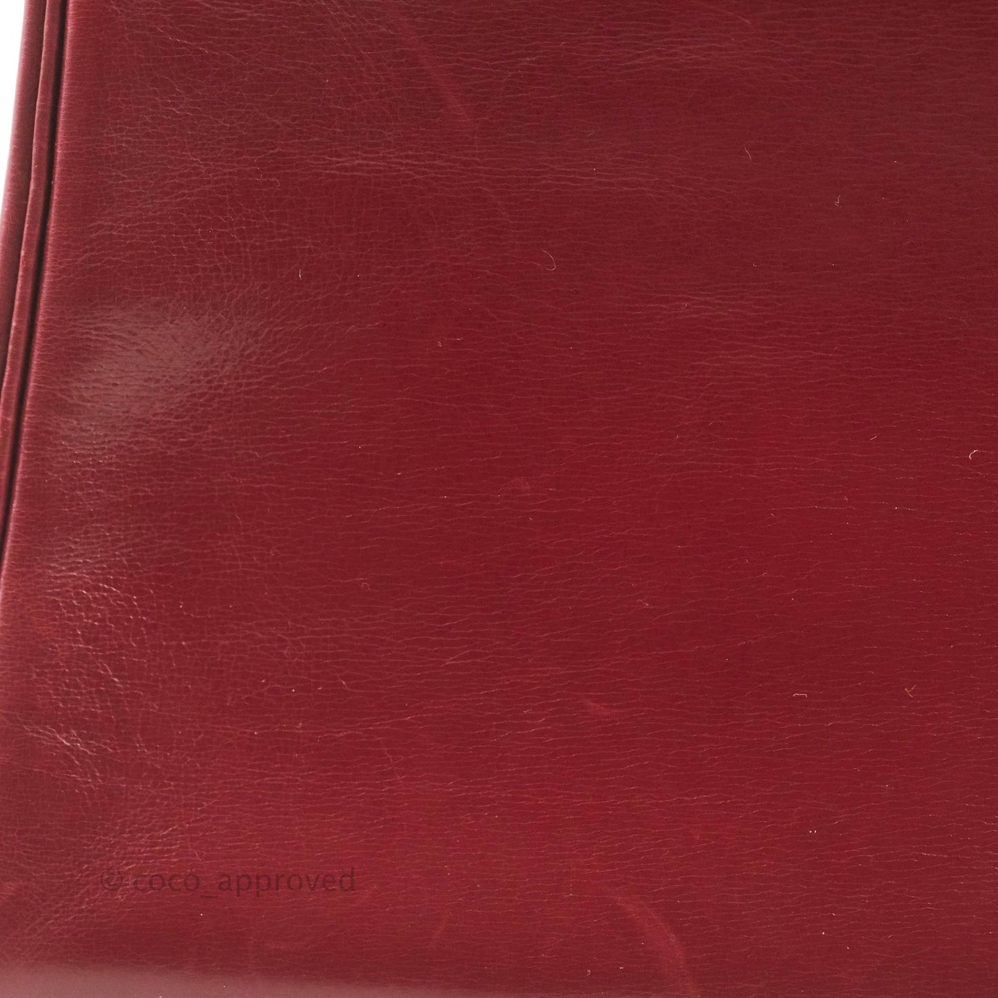 Hermès Vintage Kelly Retourne 32 Dark Red Gold Hardware