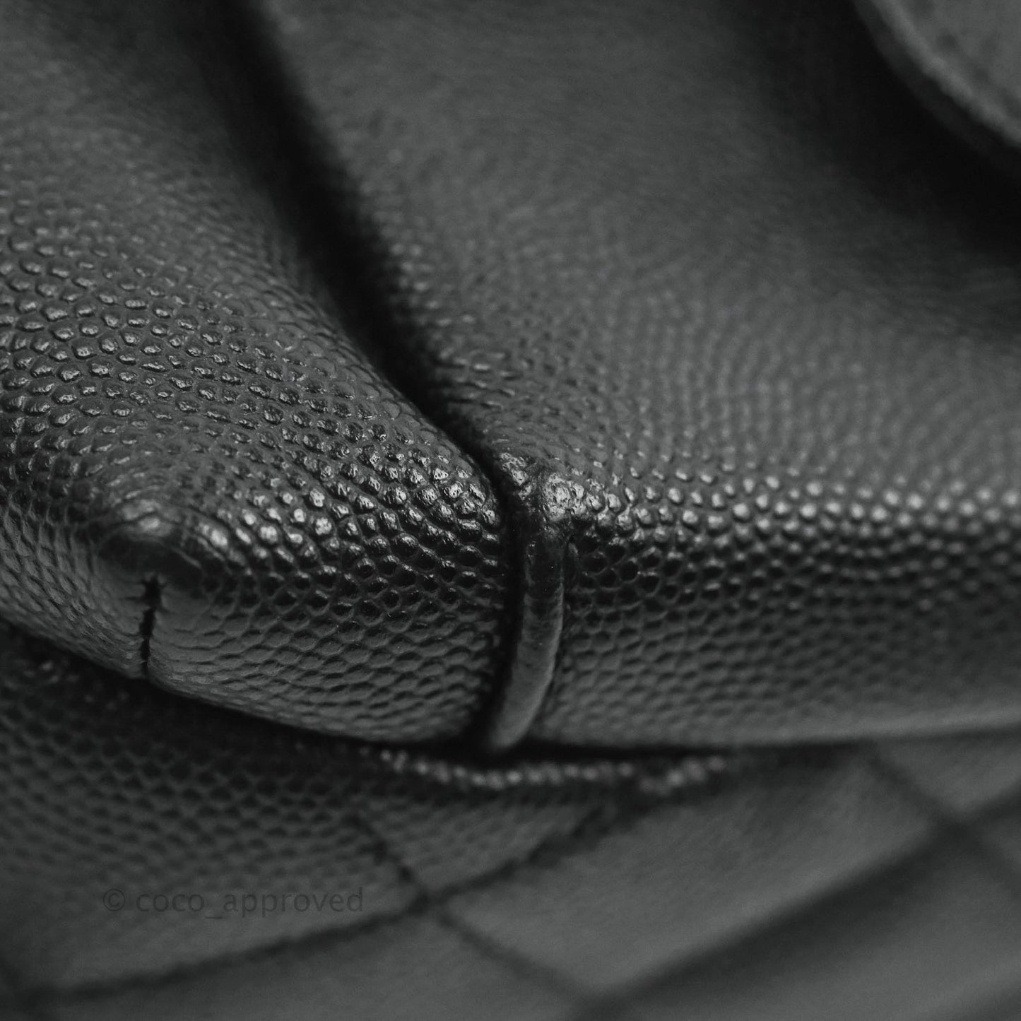Chanel Quilted Small CC Day Backpack Black Caviar Gold Hardware