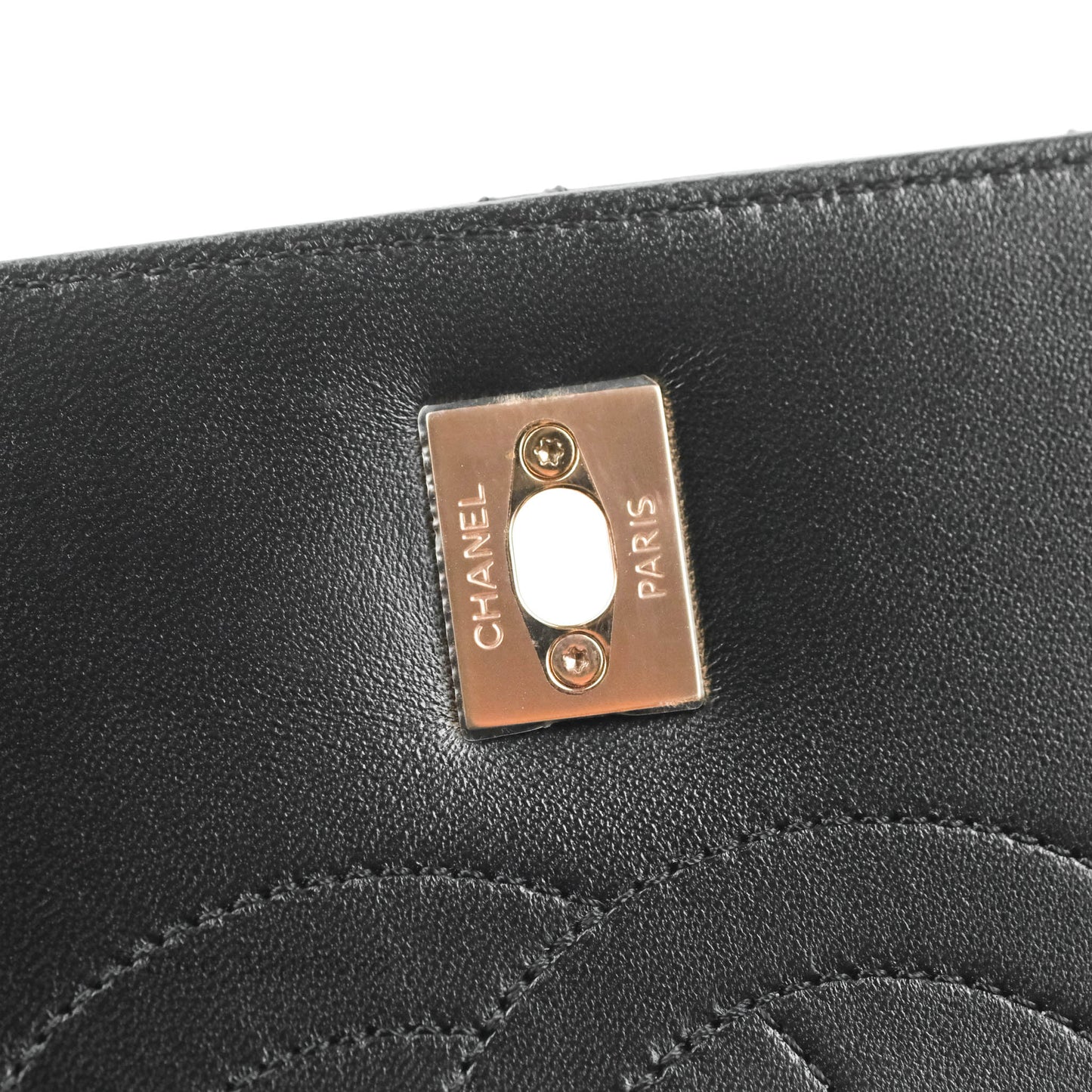 Chanel Small Trendy CC Black Lambskin Rose Gold Hardware 22C