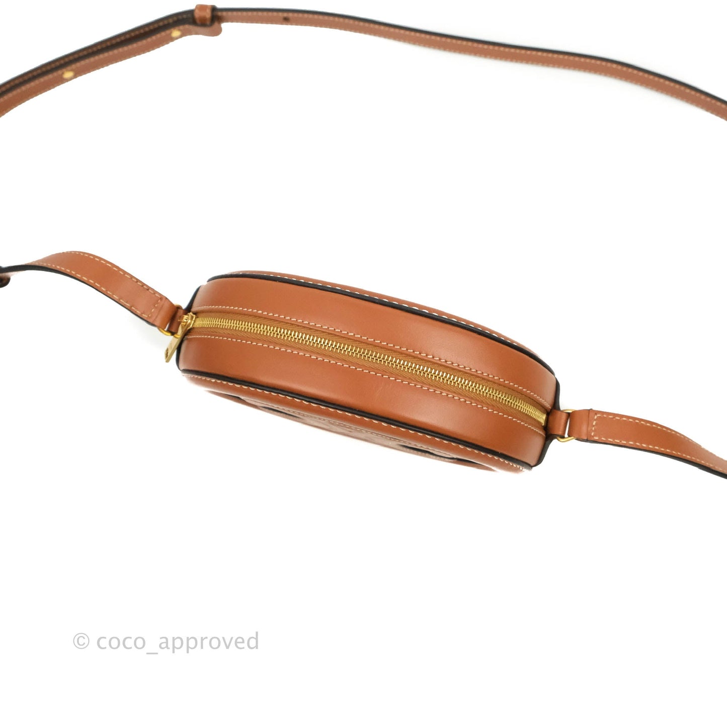 Celine Oval Bag Cuir Triophe Brown Calfskin
