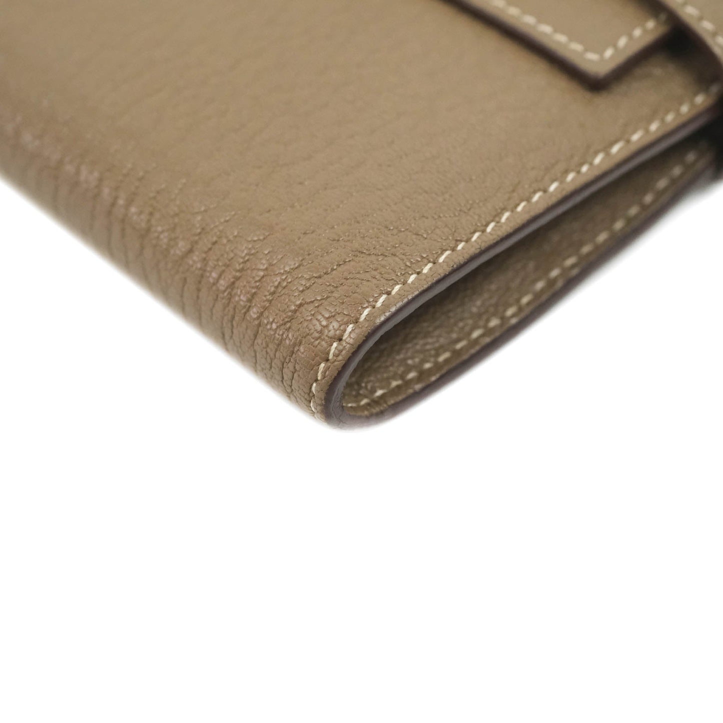 Hermès Kelly Wallet Etoupe Chevre Mysore Palladium Hardware