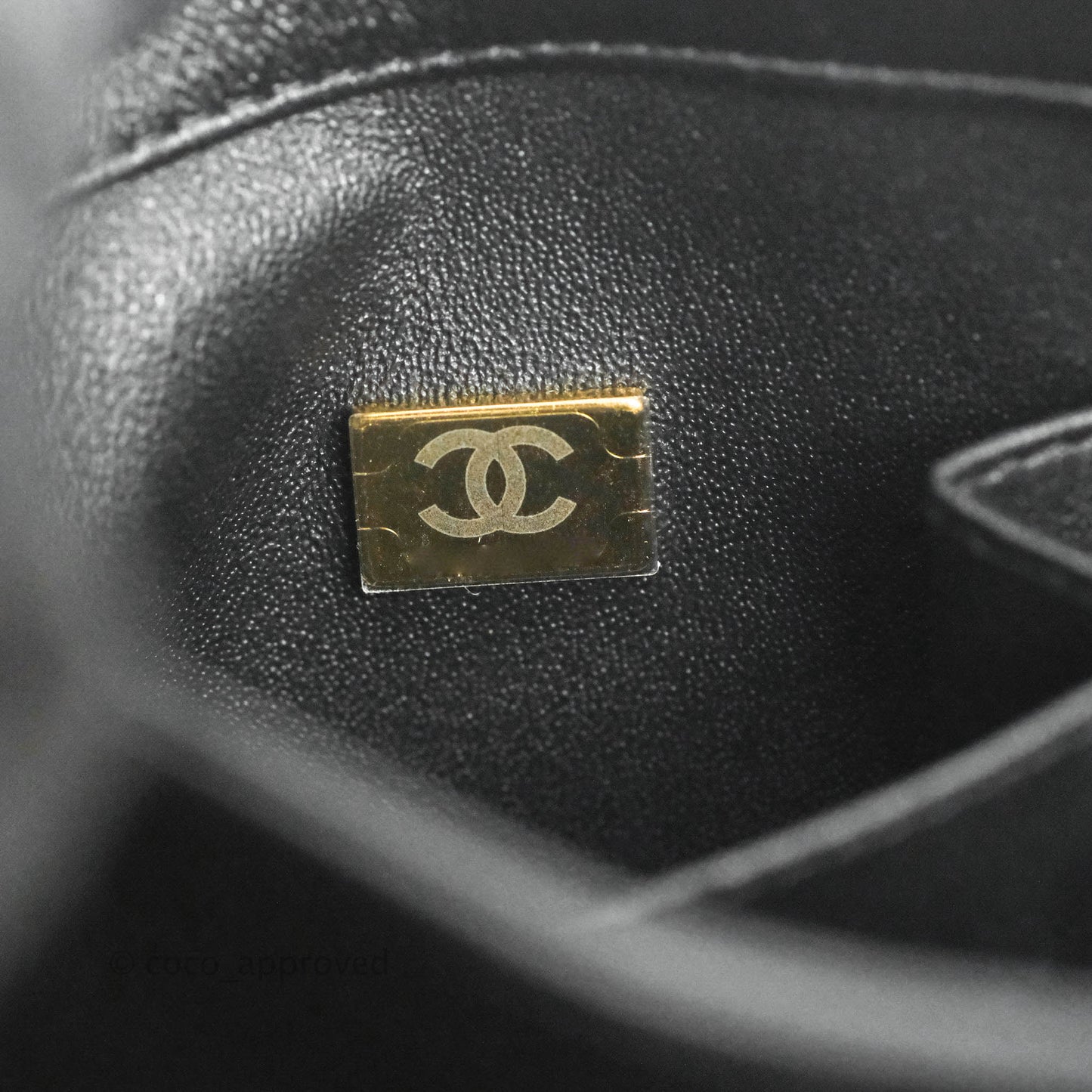 Chanel Small Trendy CC Black Lambskin Rose Gold Hardware 22C
