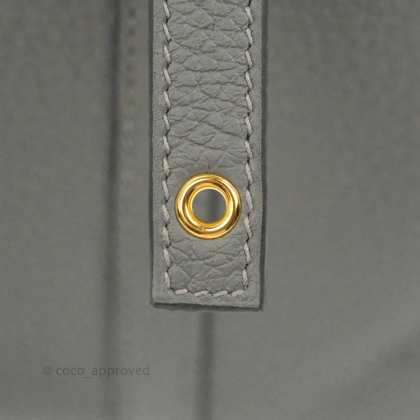 Hermès Picotin Lock 18 Gris Meyer 0L Clemence Gold Hardware