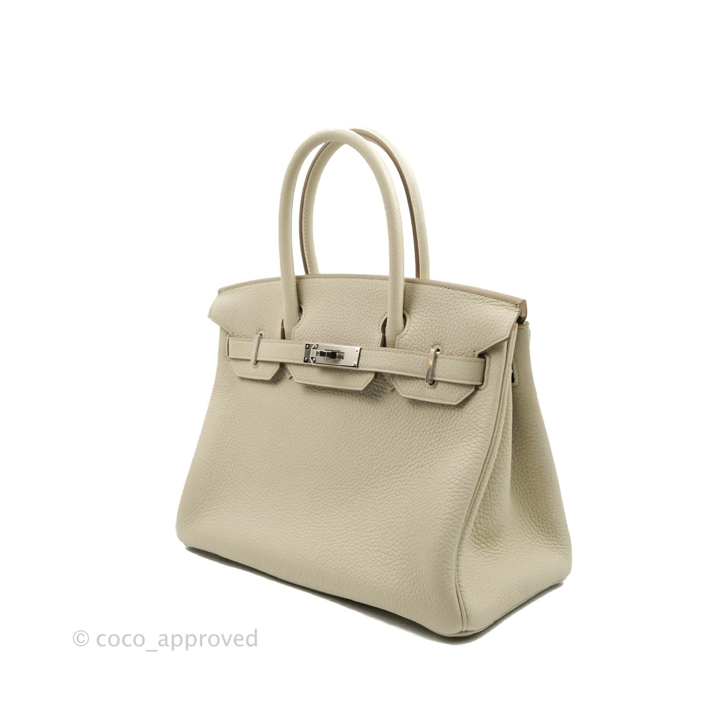 Hermès Birkin 30 Beton Clemence Palladium Hardware