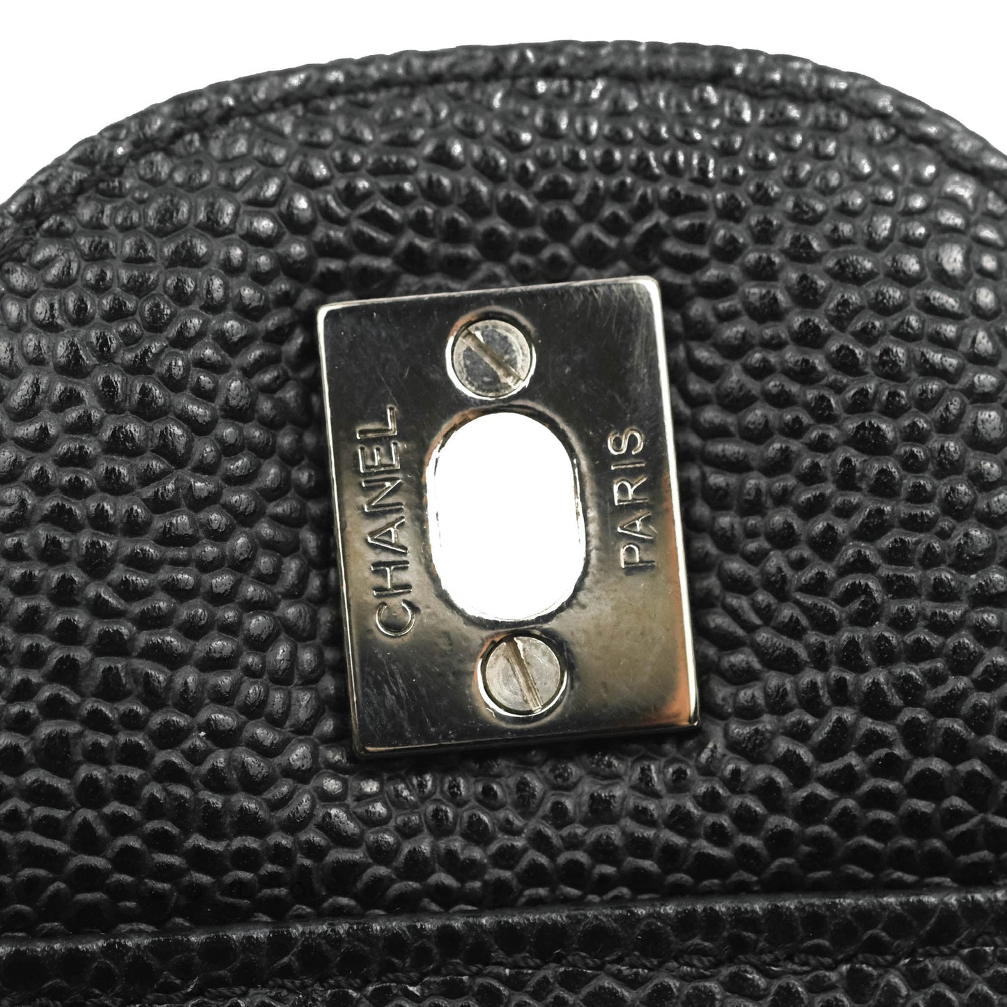 Chanel Classic Jumbo Double Flap Black Caviar Silver Hardware⁣⁣