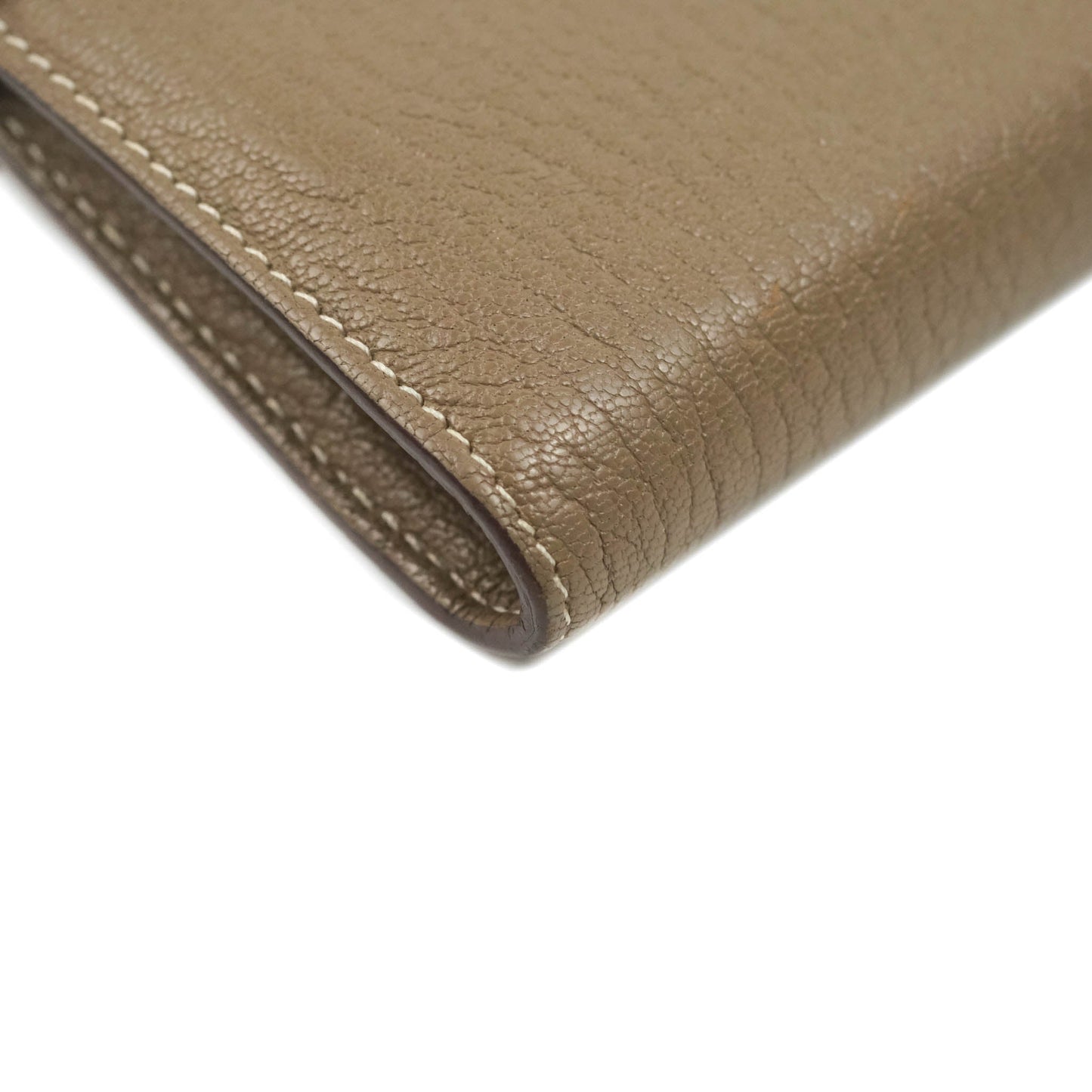 Hermès Kelly Wallet Etoupe Chevre Mysore Palladium Hardware