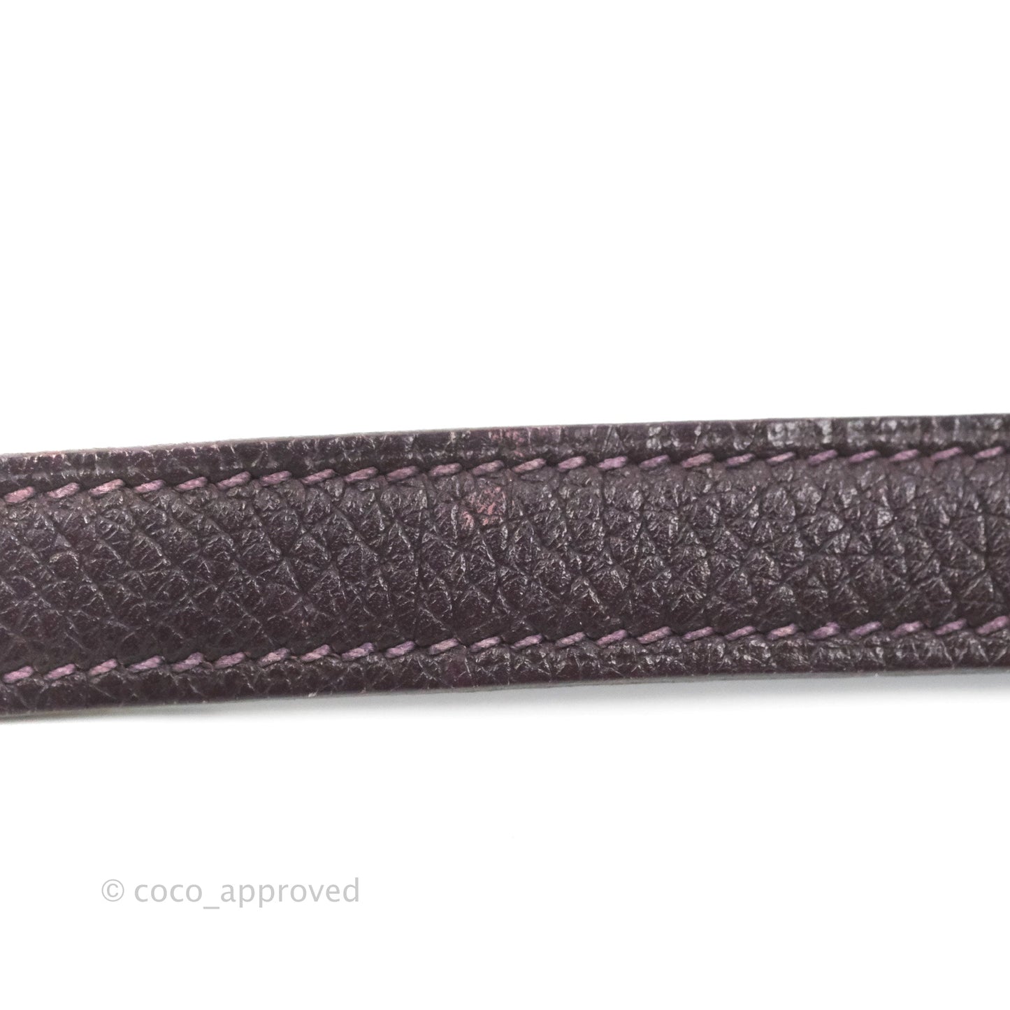 Hermès Retourne Kelly 28 Raisin TPM Palladium Hardware