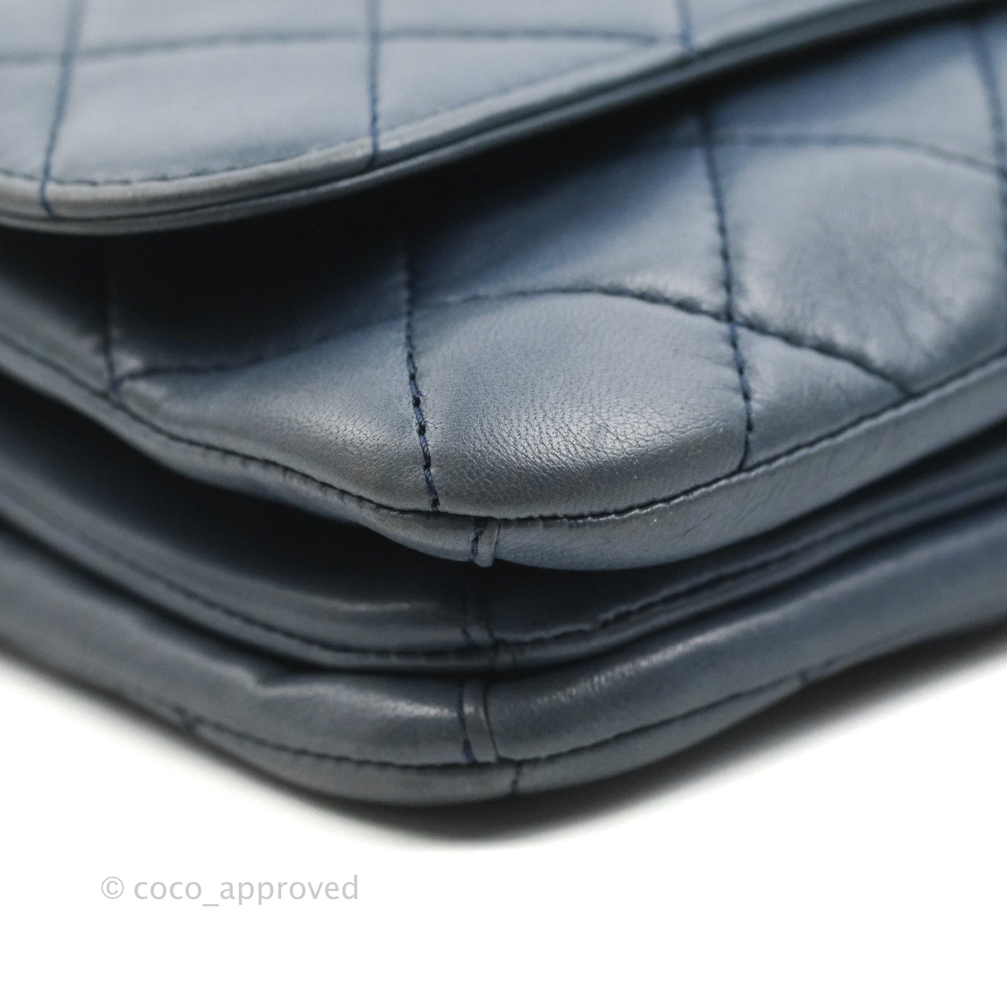 Chanel Boy Clutch With Chain Lambskin Dark Silver Hardware