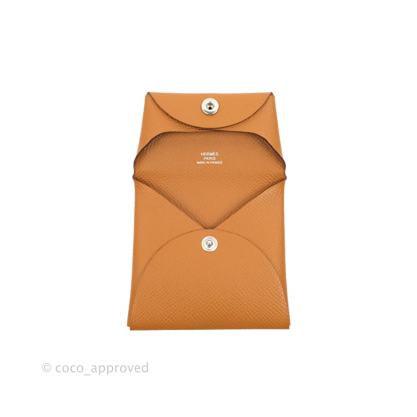 Hermès Bastia Coin Purse Gold