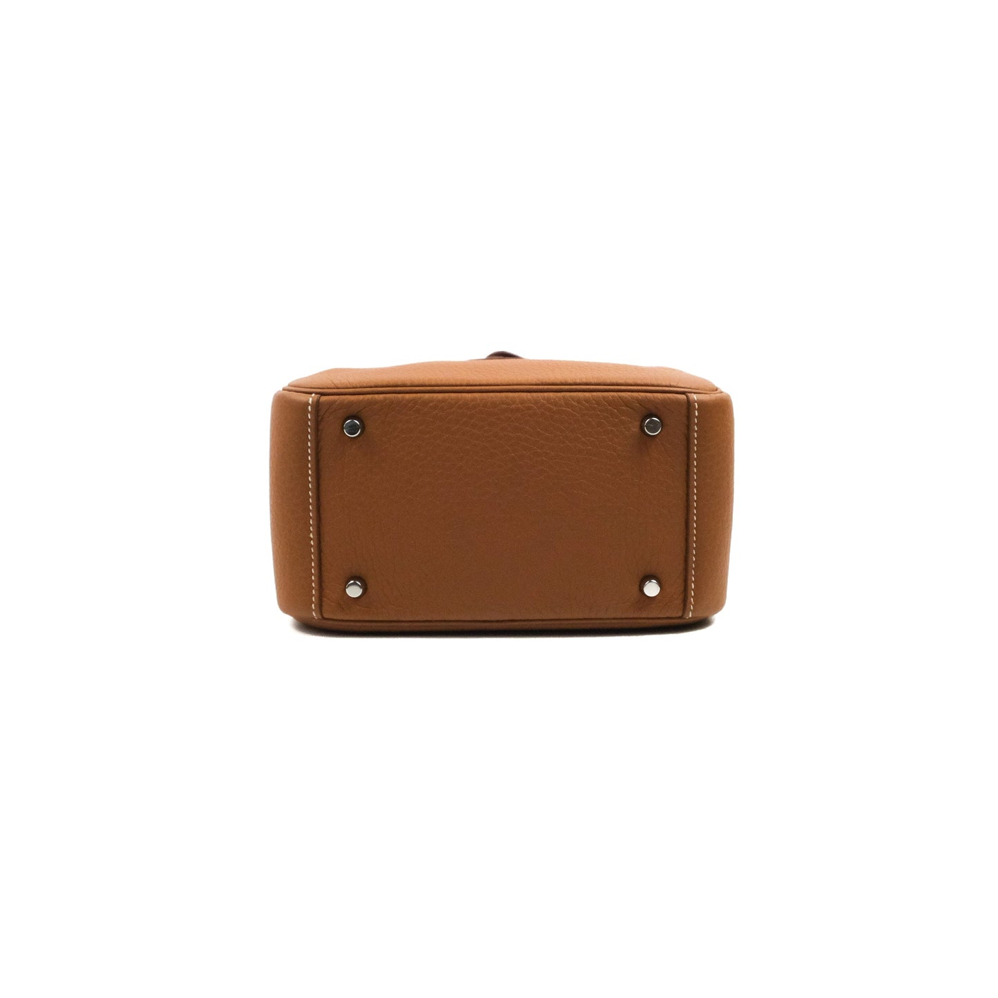 Hermès Mini Lindy 20 Gold Clemence Silver Hardware