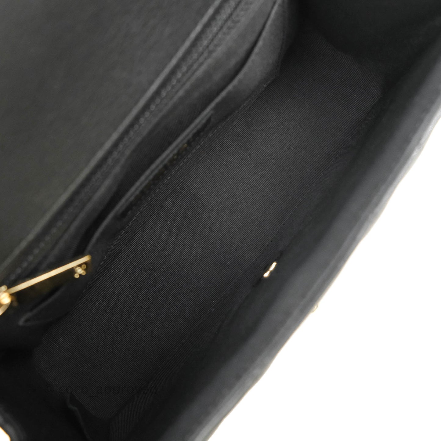 Chanel Small Statement Chevron Flap Bag Black Gold Hardware