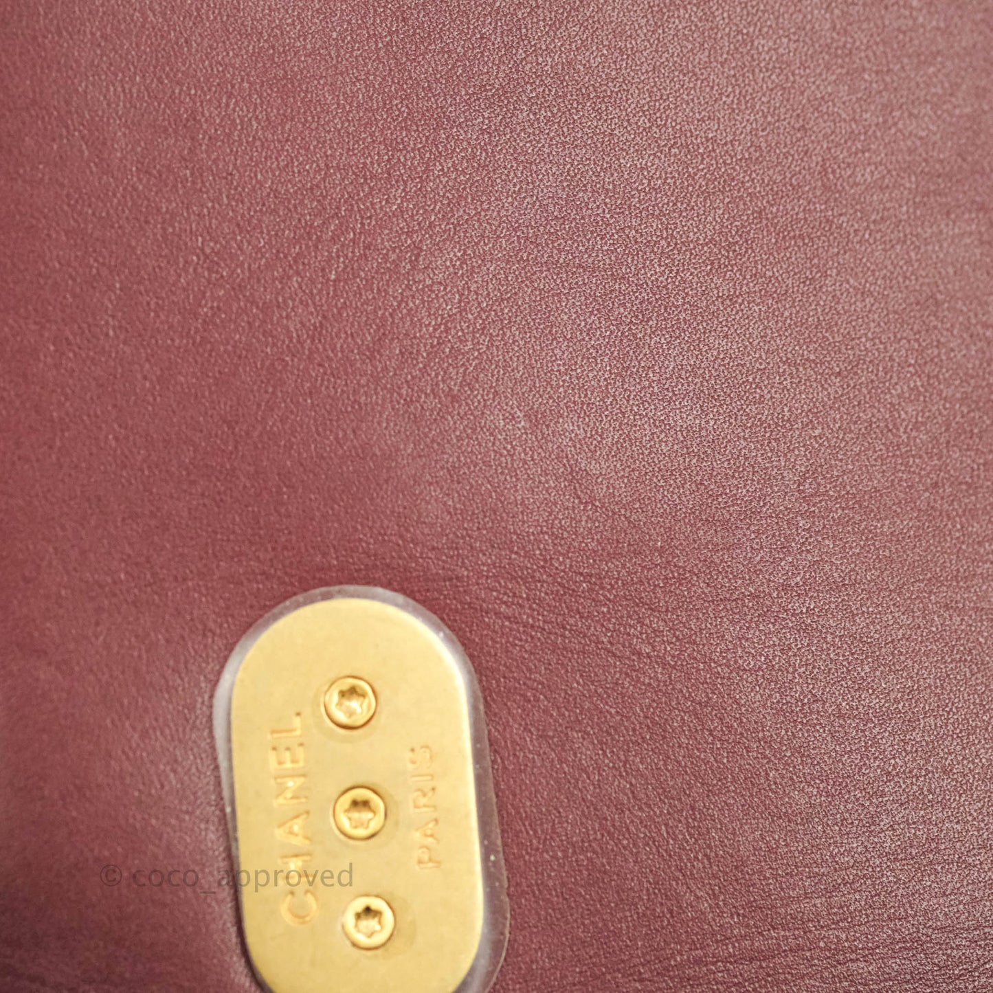 Chanel Quilted Small Crystal Pearls Flap Burgundy Calfskin Gold Hardware 20K