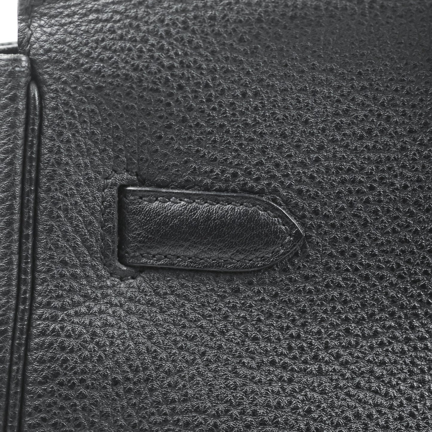 Hermès Retourne Birkin 35 Black Togo Palladium Hardware