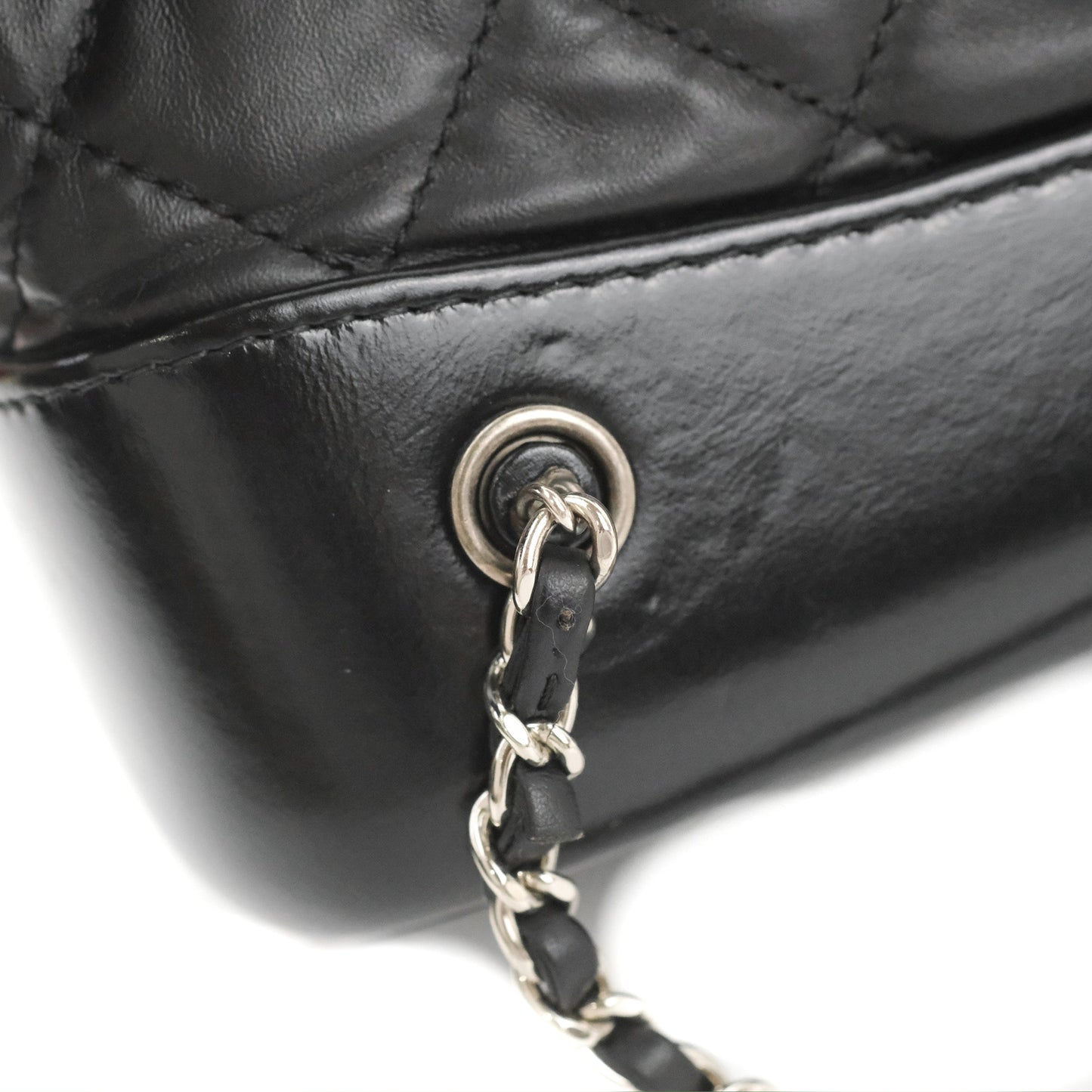 Chanel Small Gabrielle Backpack Black Aged Calfskin