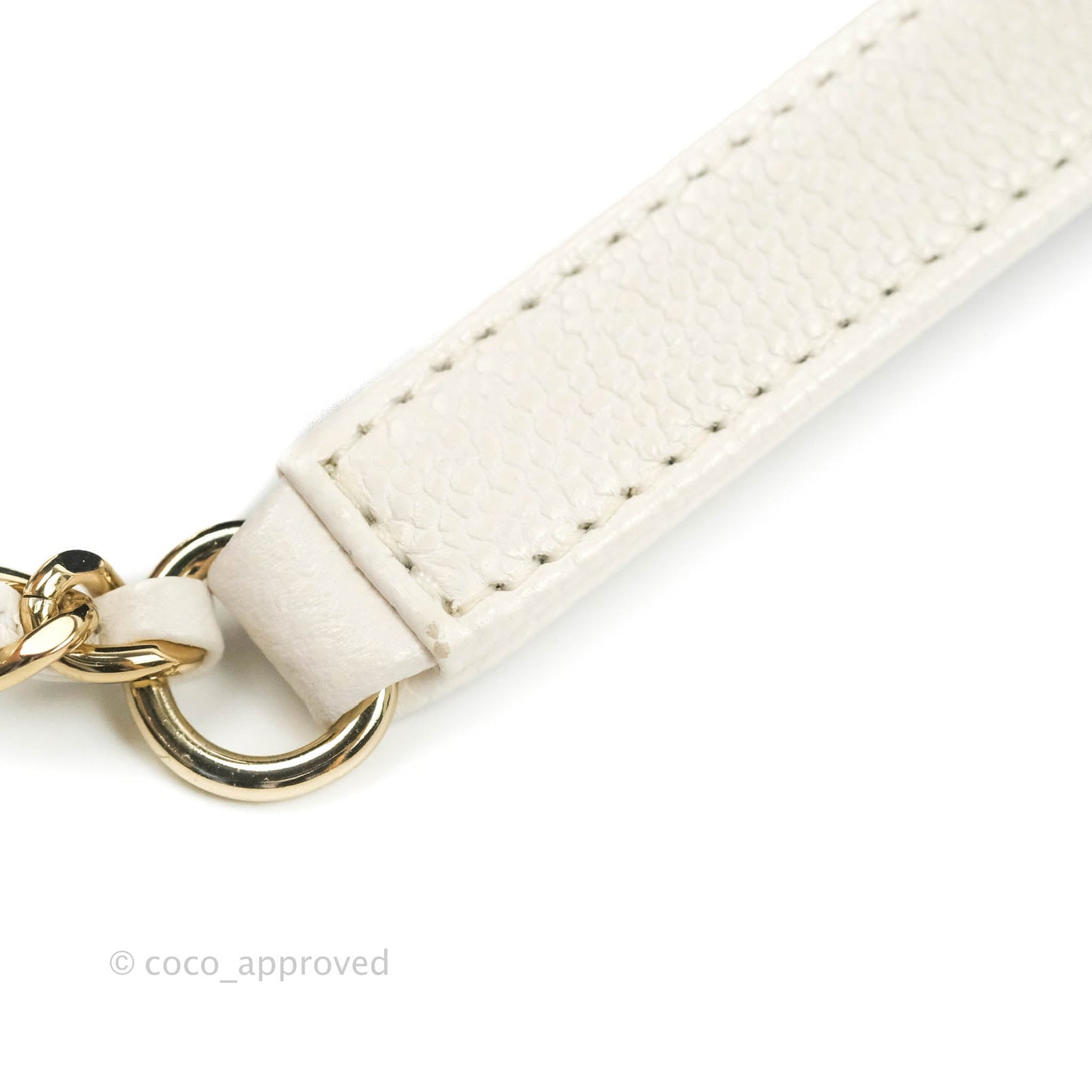 Chanel Business Affinity Drawstring Bucket Bag White Caviar Gold Hardware