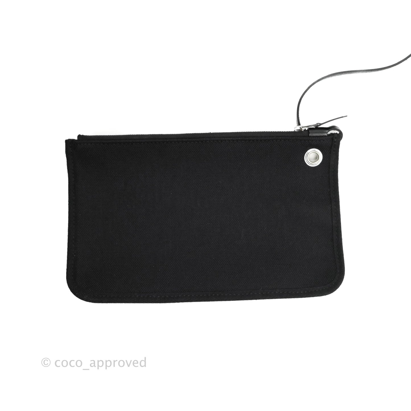 Hermès Herbag Zip 31 Black Canvas Palladium Hardware