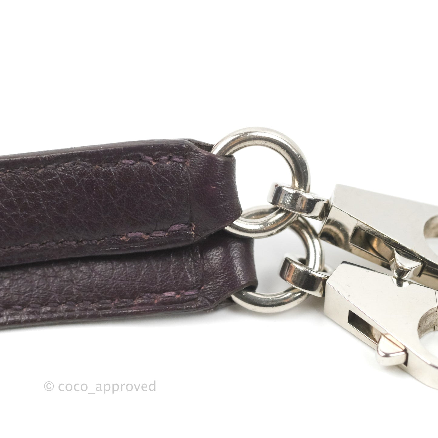 Hermès Retourne Kelly 28 Raisin TPM Palladium Hardware