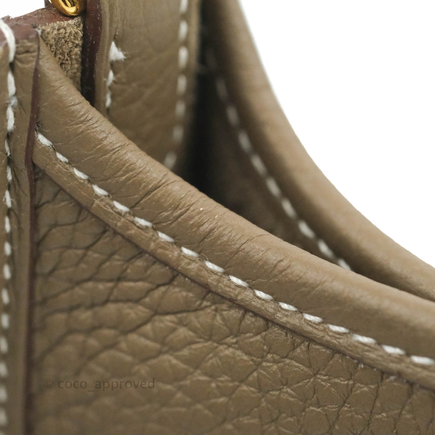 Hermès Mini Evelyne 16 Amazone Clemence Etoupe Gold Hardware