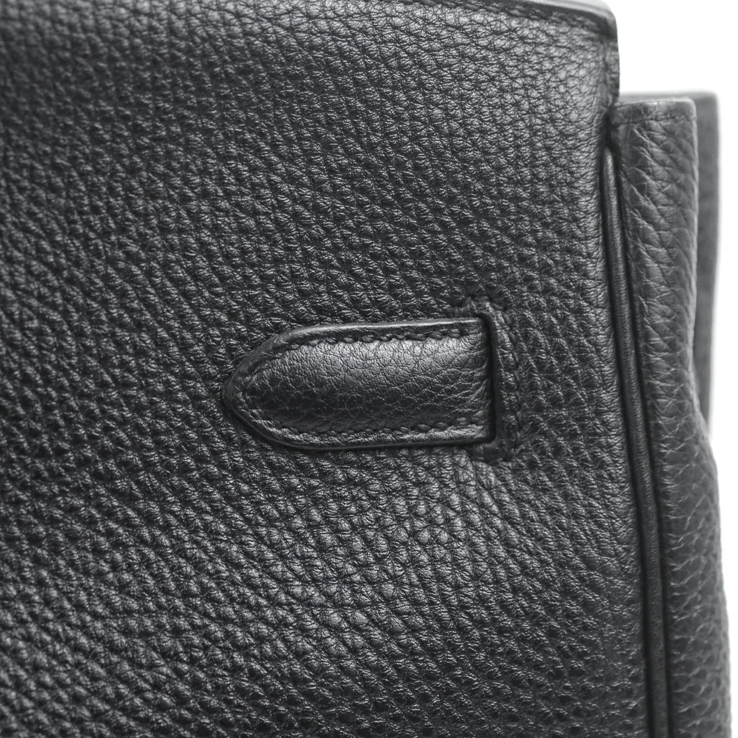 Hermès Retourne Birkin 35 Black Togo Palladium Hardware