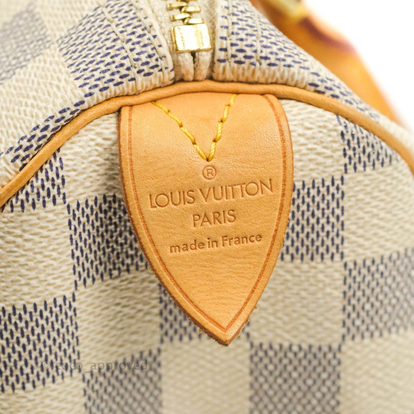 Louis Vuitton Canvas Speedy 25 Damier Azur